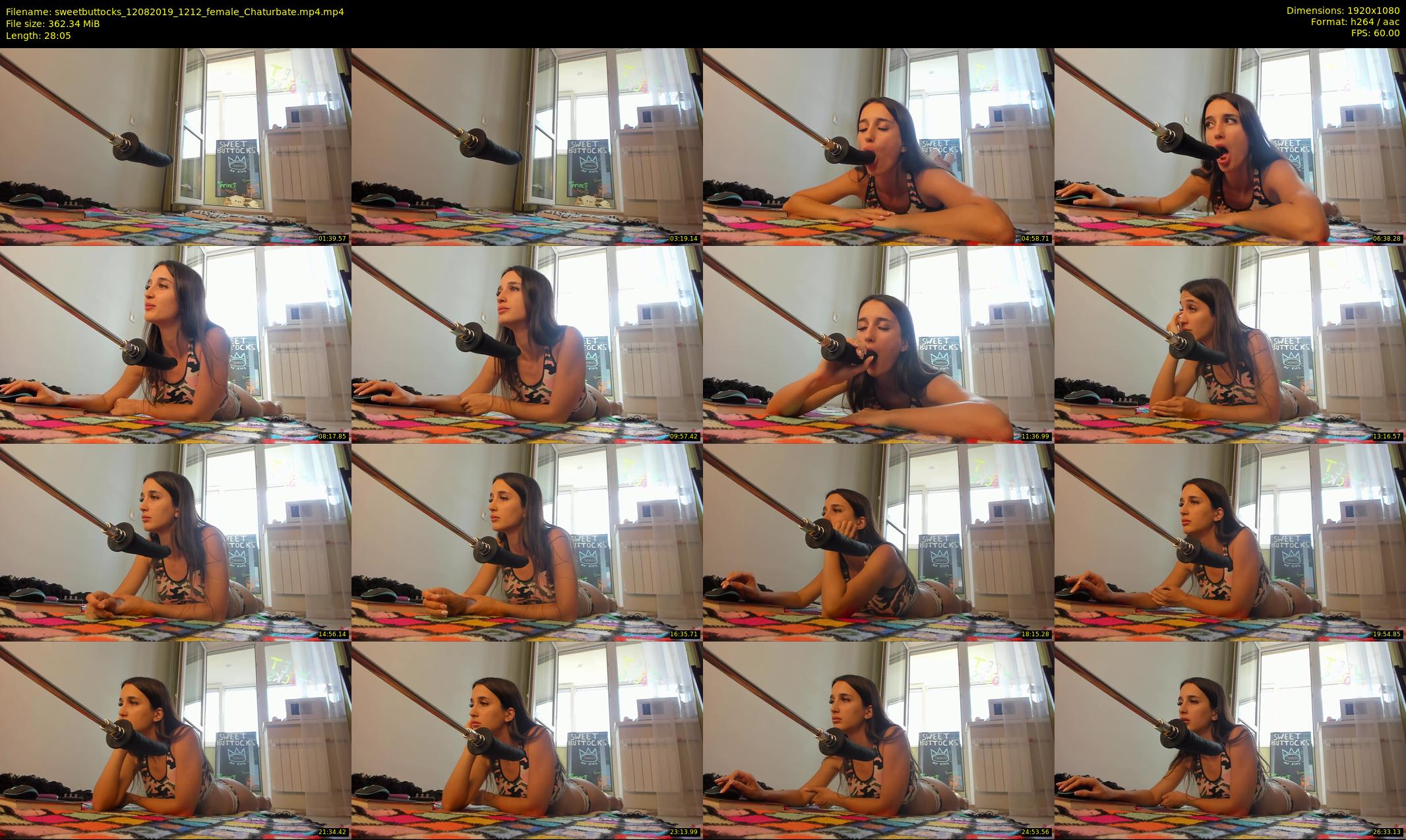 sweetbuttocks — 29 minute Chaturbate female cam show recording, 1080p, Aug 12, 2019
