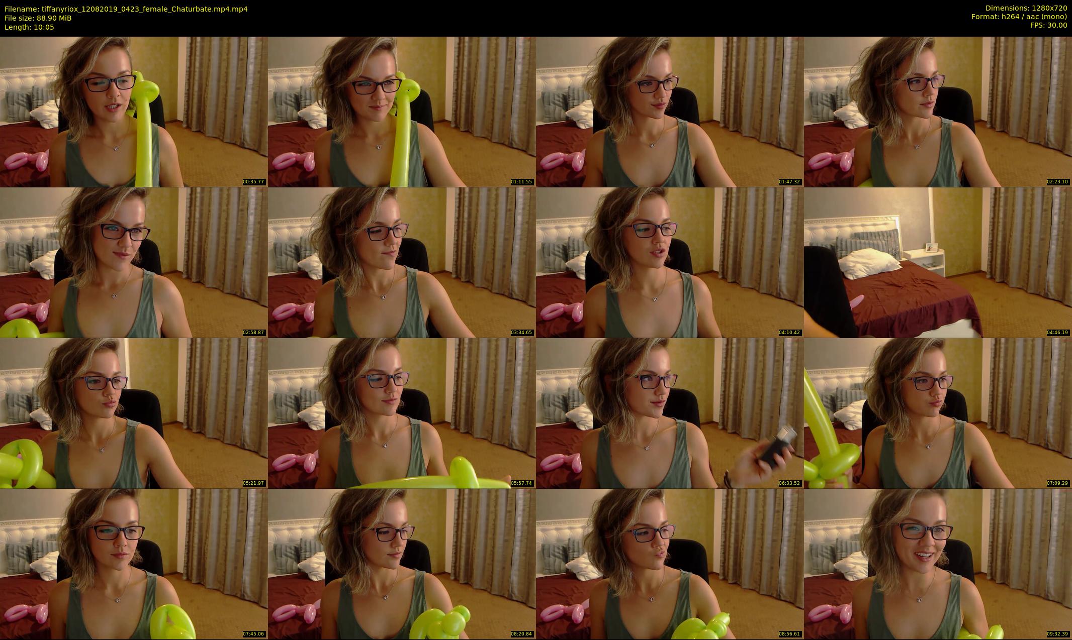 tiffanyriox — 11 minute Chaturbate female cam show recording, 720p, Aug 12, 2019