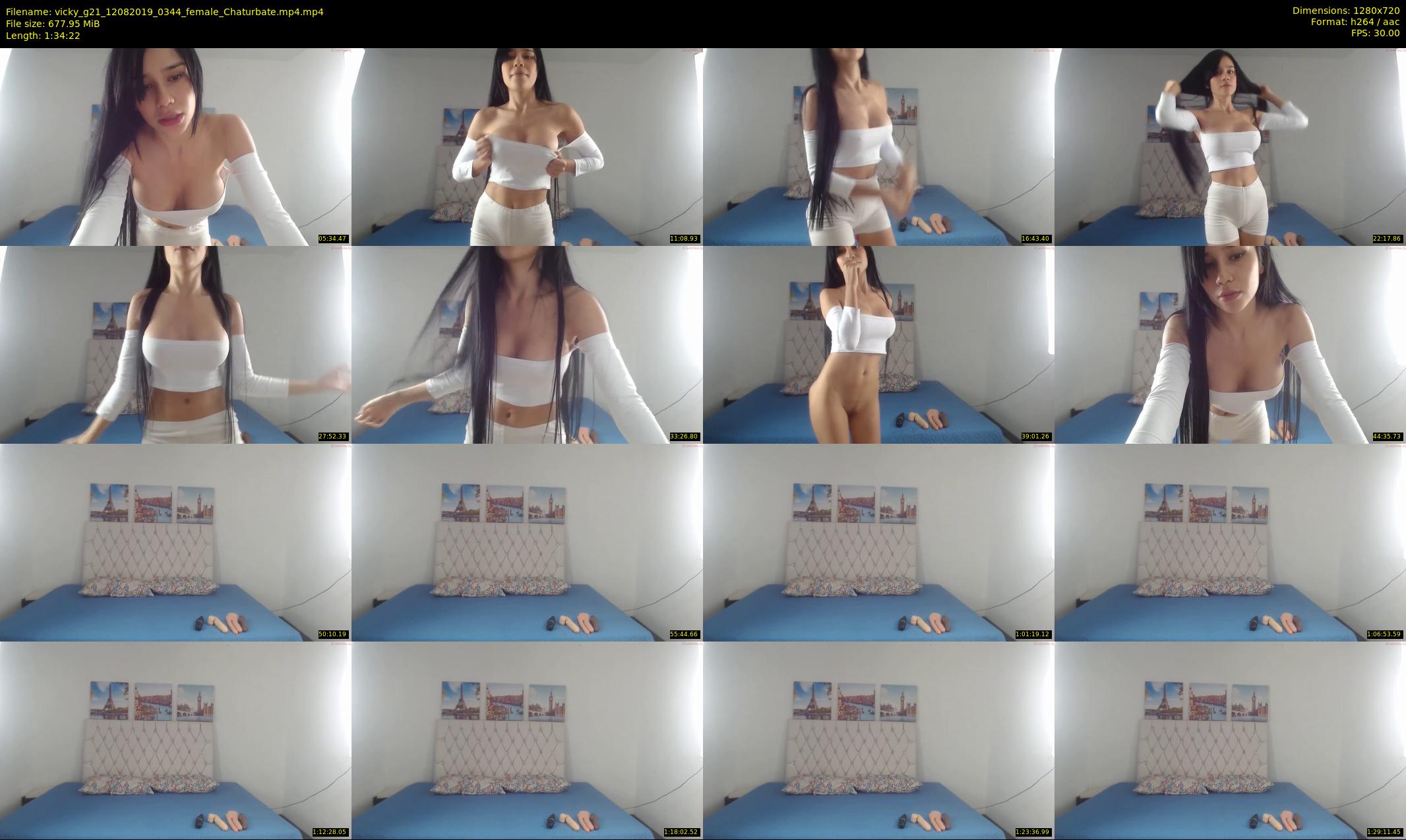 vicky_g21 — 95 minute Chaturbate female cam show recording, 720p, Aug 12, 2019