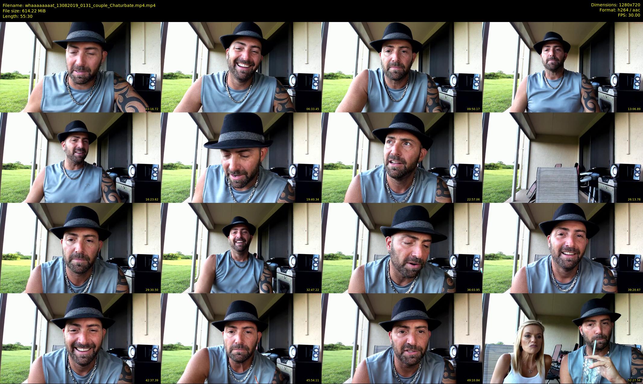 whaaaaaaaat — 56 minute Chaturbate couple cam show recording, 720p, Aug 13, 2019