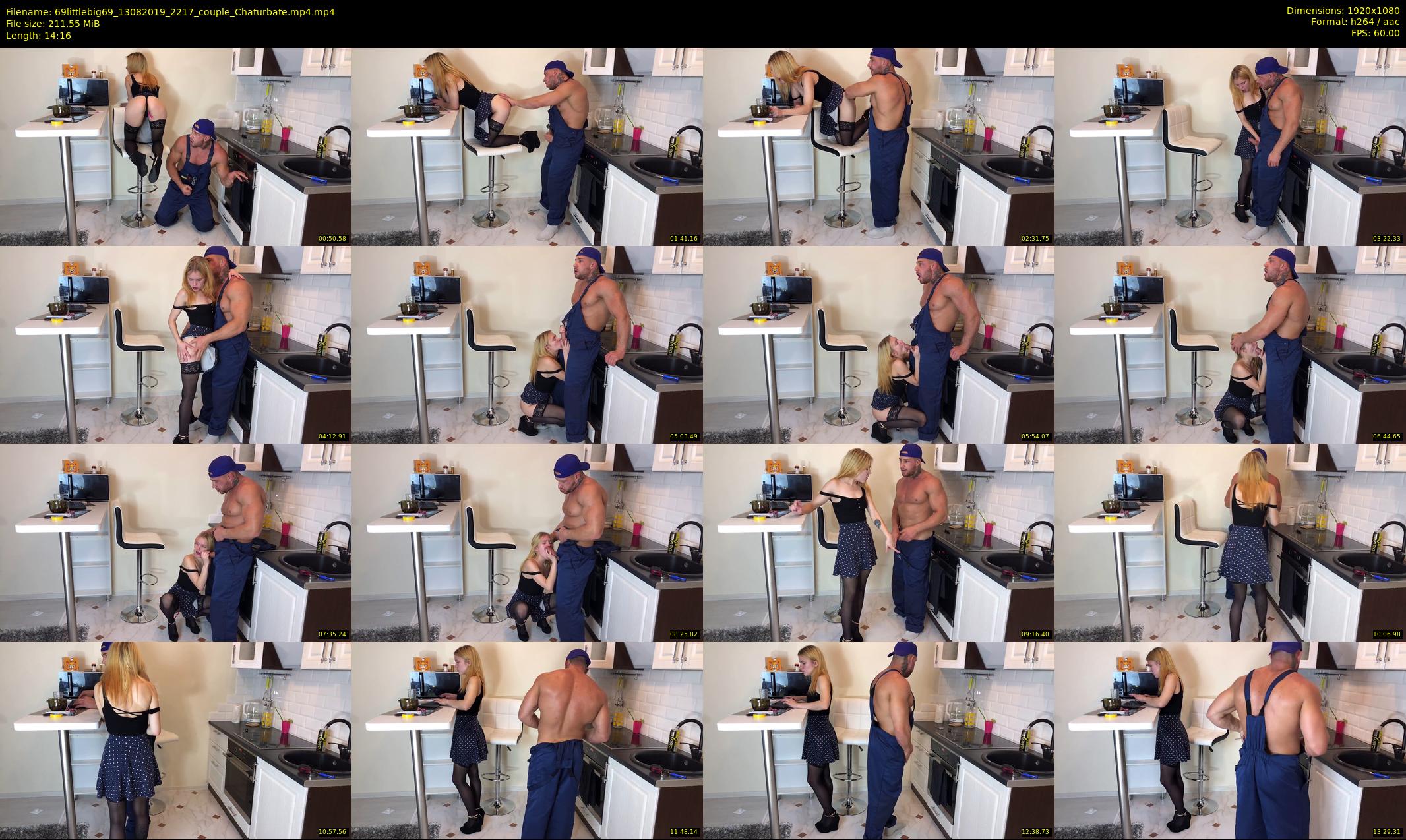 69littlebig69 — 15 minute Chaturbate couple cam show recording, 1080p, Aug 13, 2019