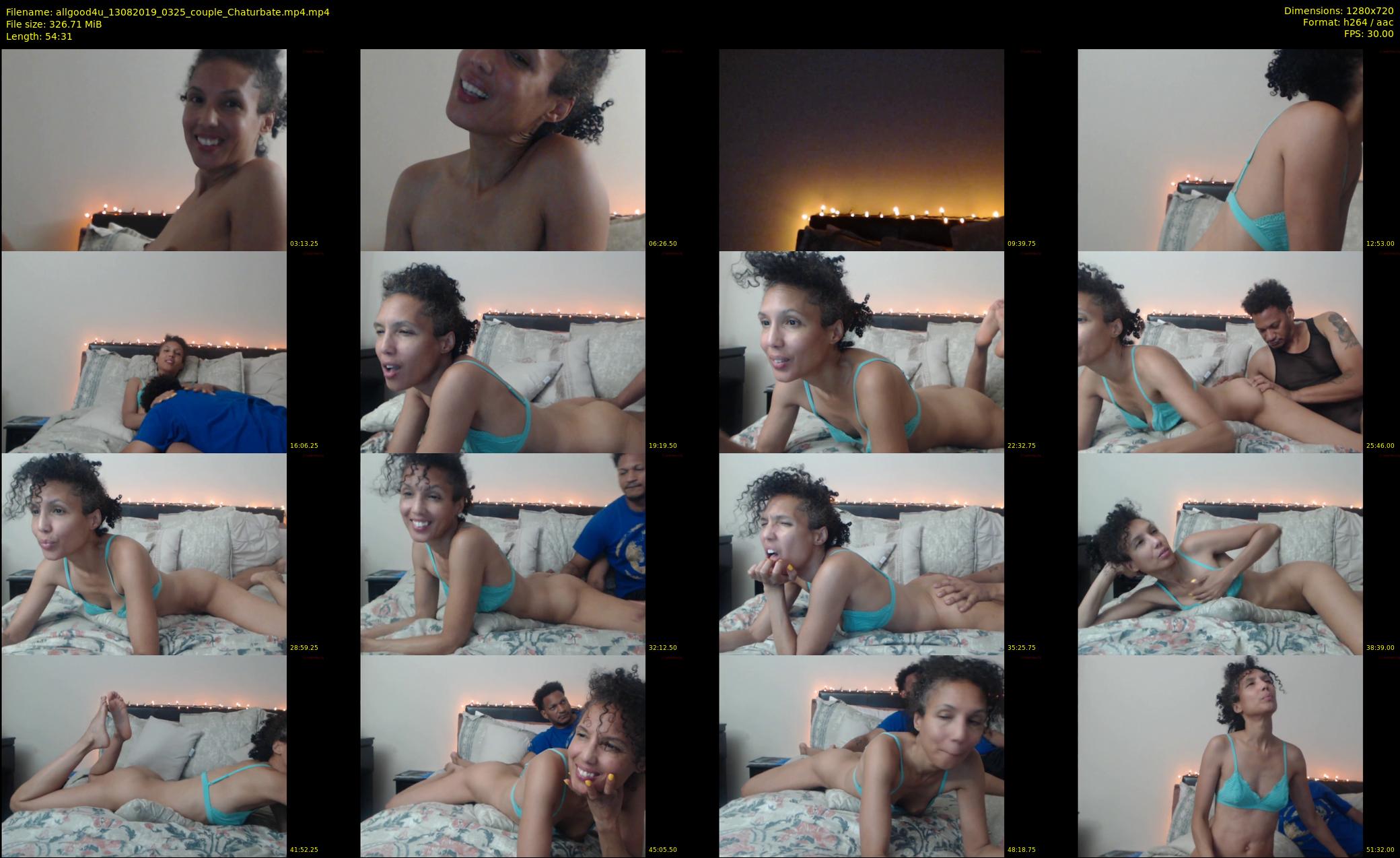 allgood4u — 55 minute Chaturbate couple cam show recording, 720p, Aug 13, 2019