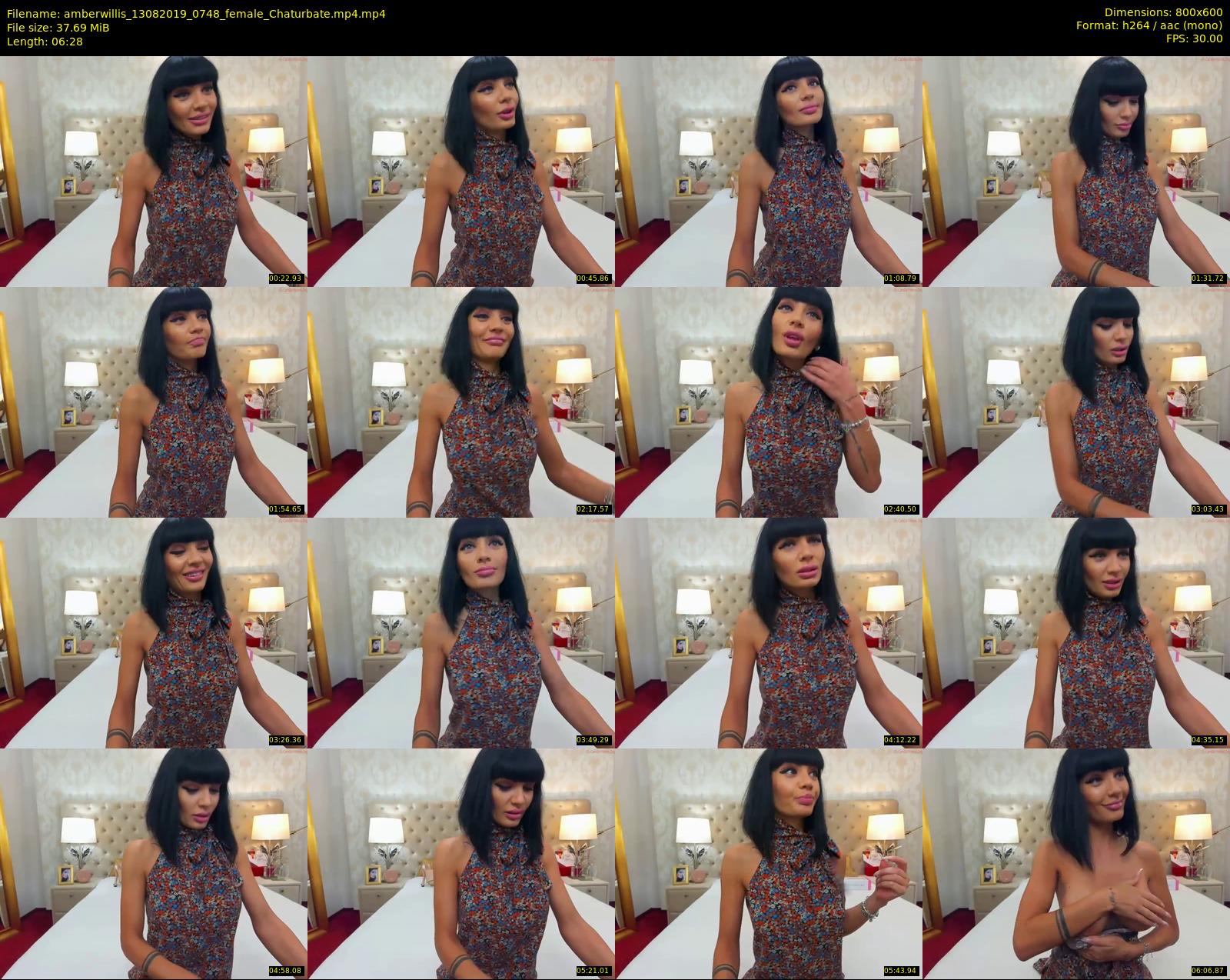 amberwillis — 7 minute Chaturbate female cam show recording, 480p, Aug 13, 2019