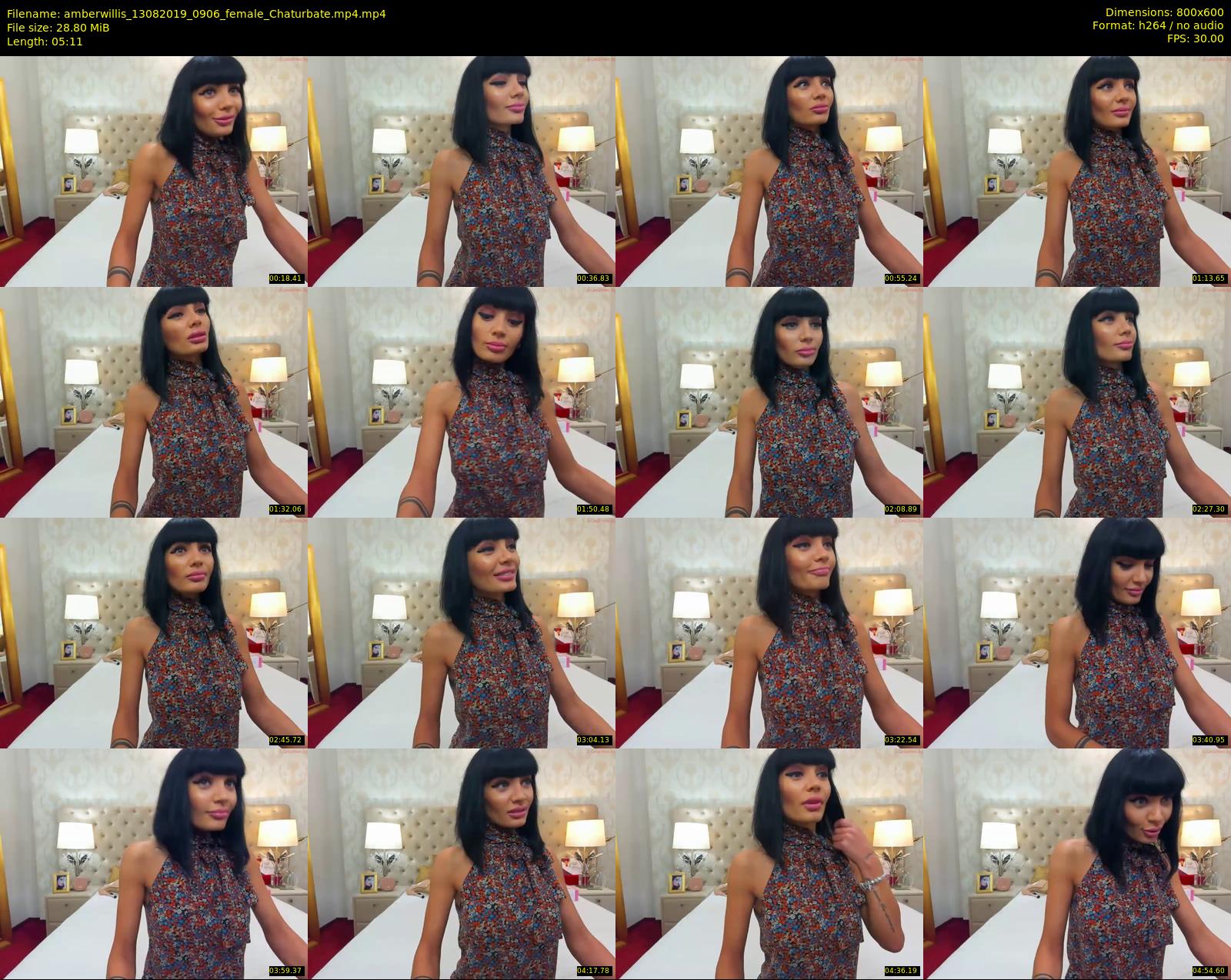 amberwillis — 6 minute Chaturbate female cam show recording, 480p, Aug 13, 2019