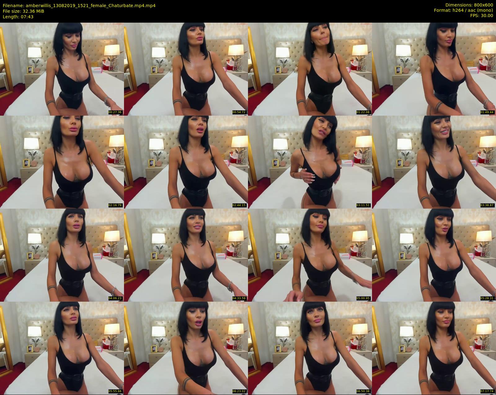 amberwillis — 8 minute Chaturbate female cam show recording, 480p, Aug 13, 2019