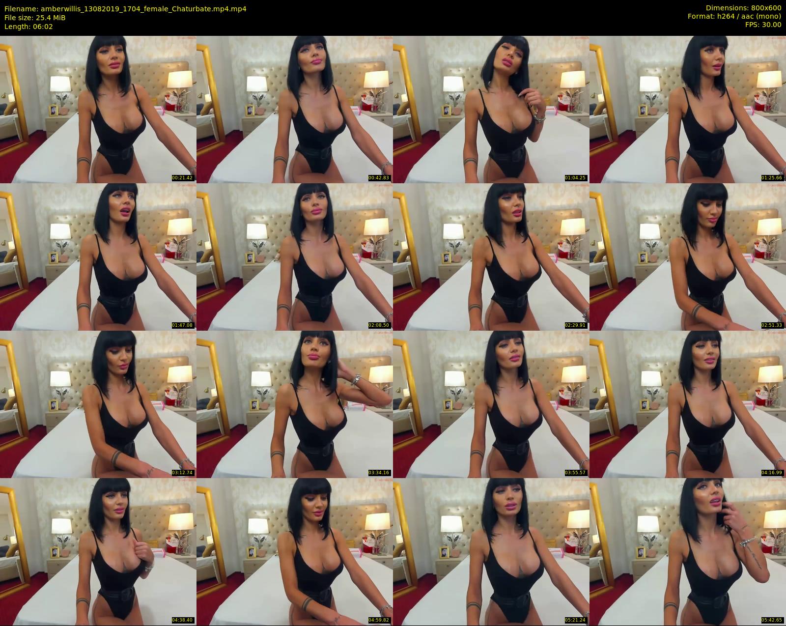amberwillis — 7 minute Chaturbate female cam show recording, 480p, Aug 13, 2019