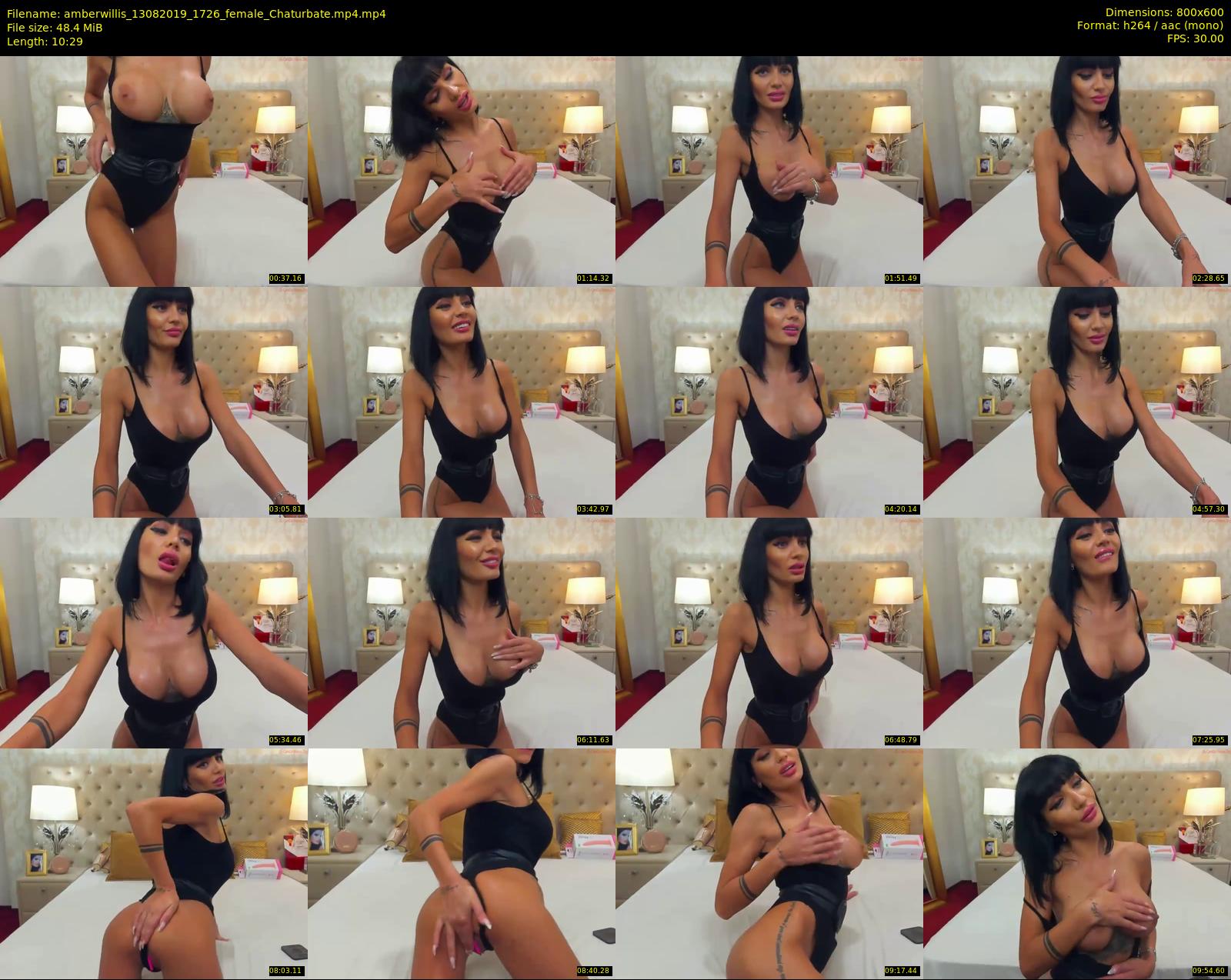 amberwillis — 11 minute Chaturbate female cam show recording, 480p, Aug 13, 2019