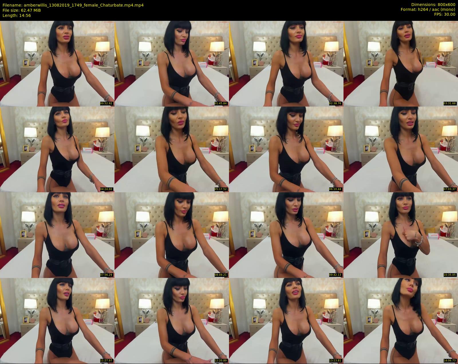 amberwillis — 15 minute Chaturbate female cam show recording, 480p, Aug 13, 2019