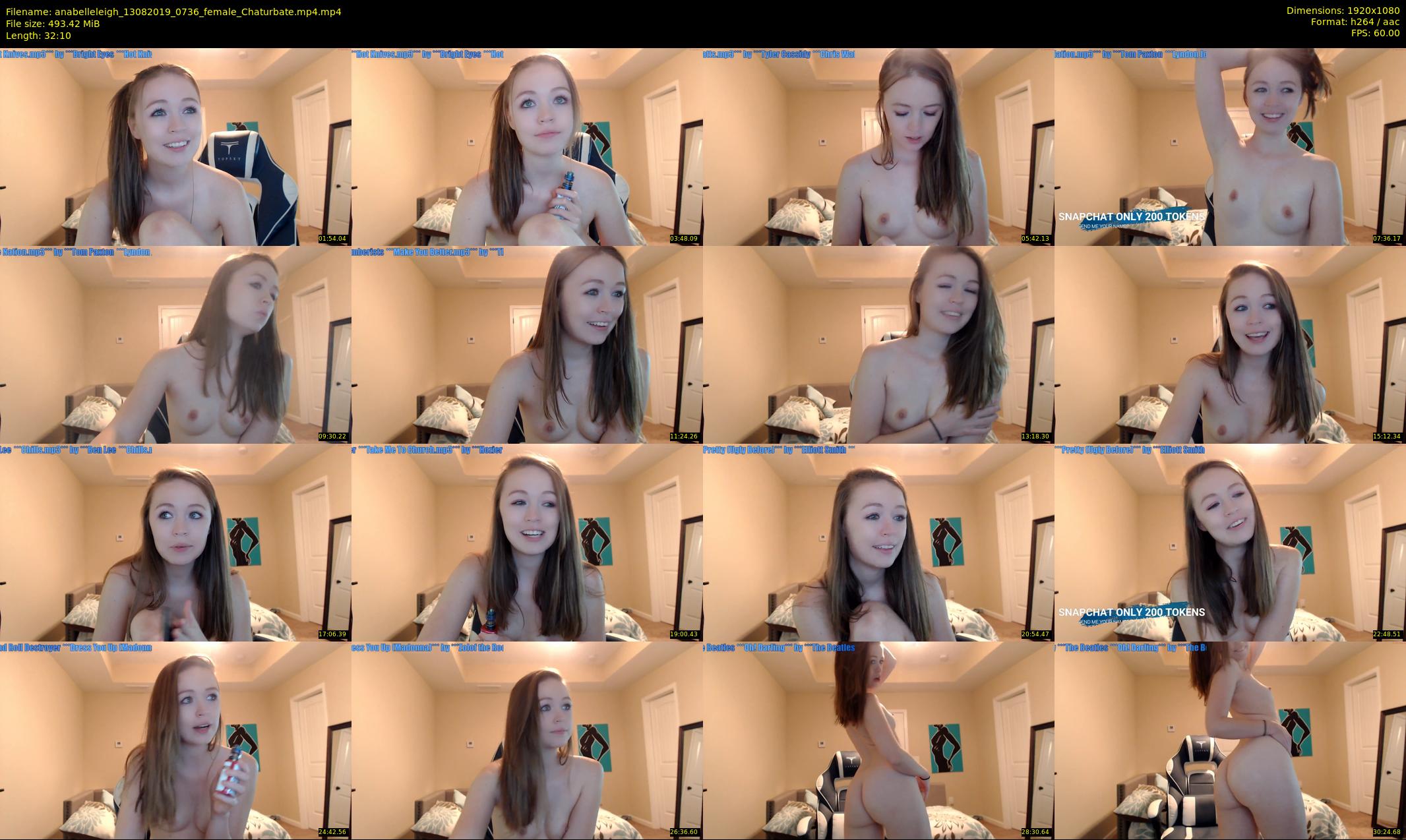anabelleleigh — 33 minute Chaturbate female cam show recording, 1080p, Aug 13, 2019