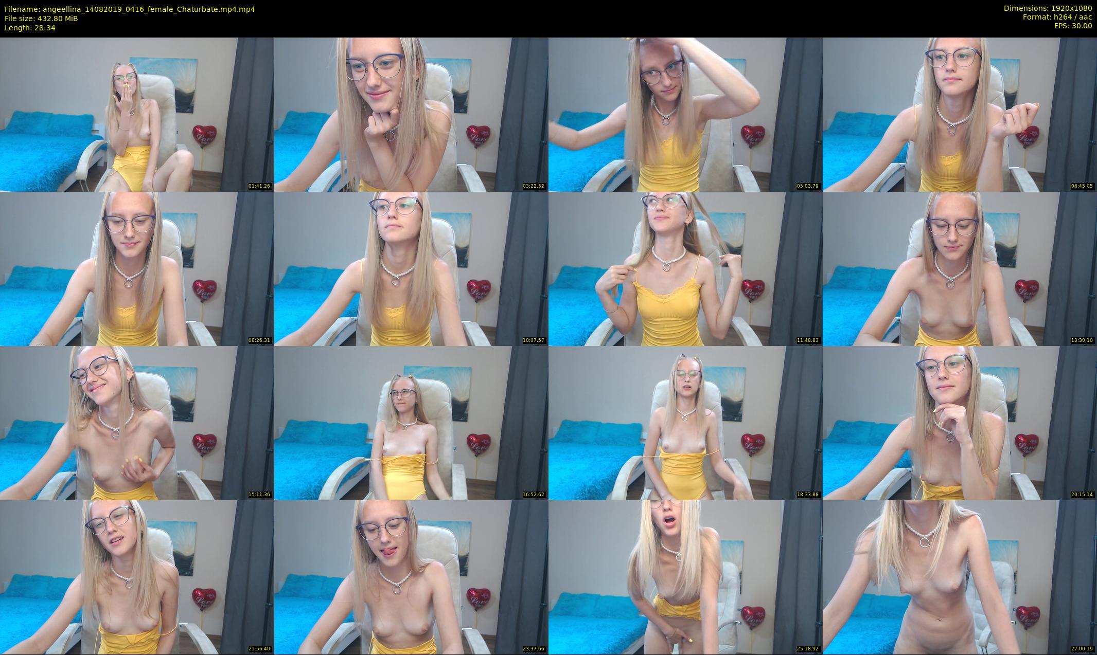 angeellina — 29 minute Chaturbate female cam show recording, 1080p, Aug 14, 2019