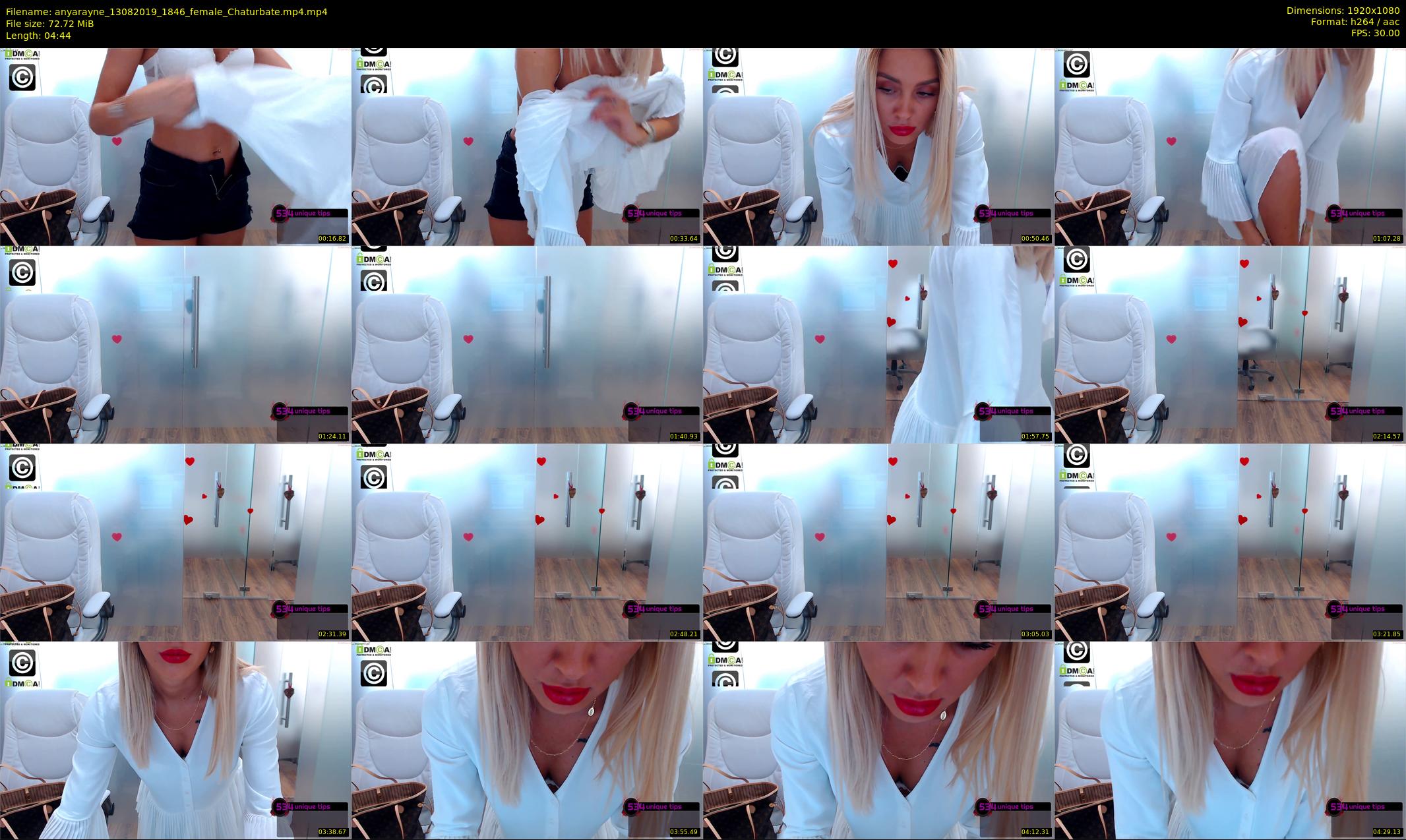 anyarayne — 5 minute Chaturbate female cam show recording, 1080p, Aug 13, 2019