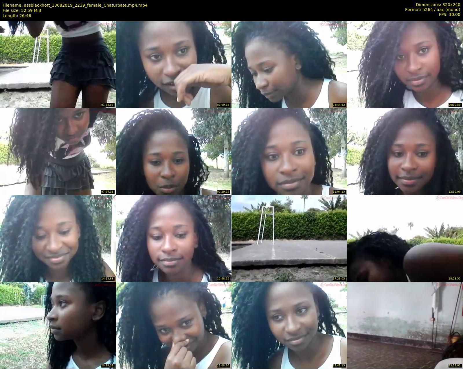 assblackhott — 27 minute Chaturbate female cam show recording, SD, Aug 13, 2019