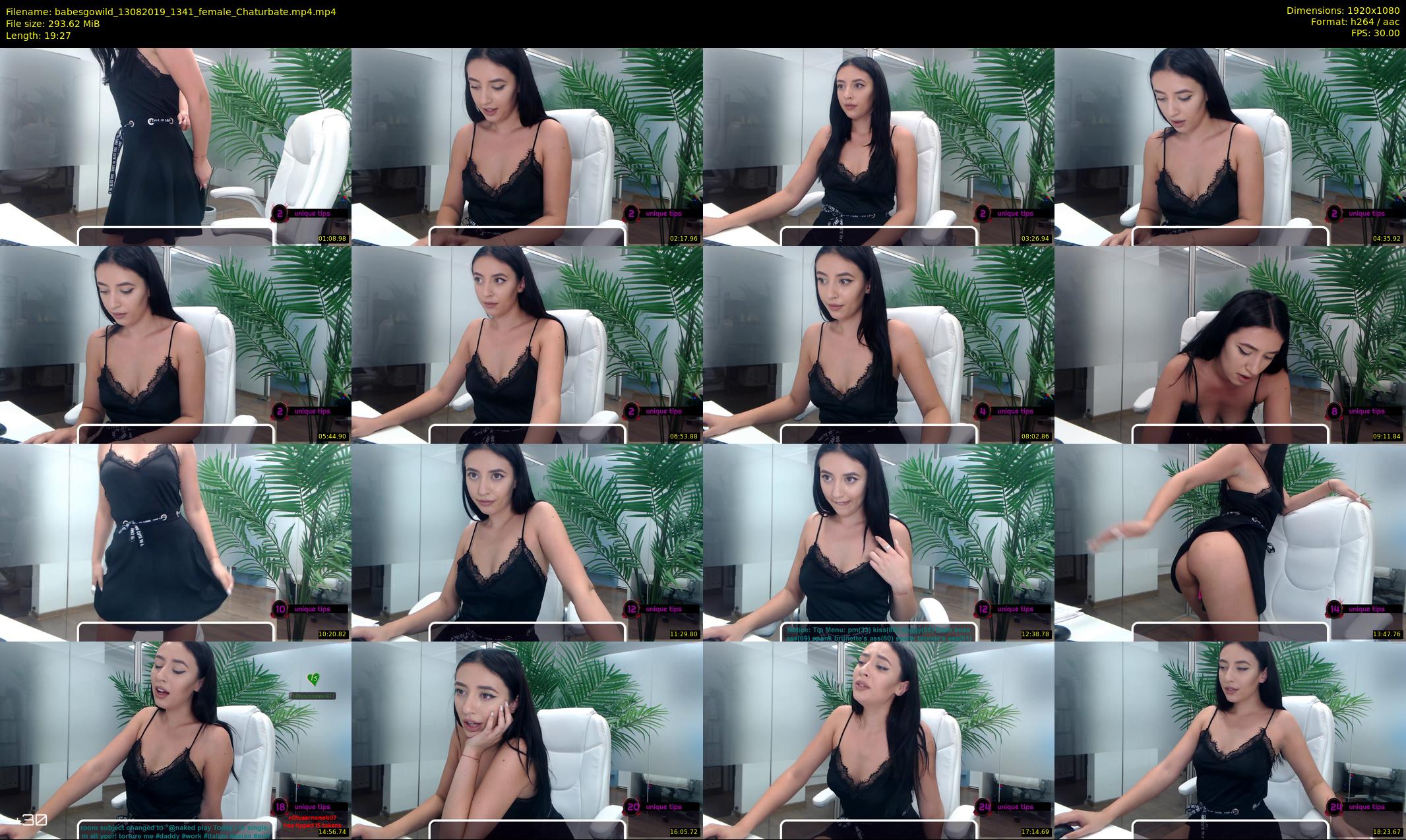 babesgowild — 20 minute Chaturbate couple cam show recording, 1080p, Aug 13, 2019