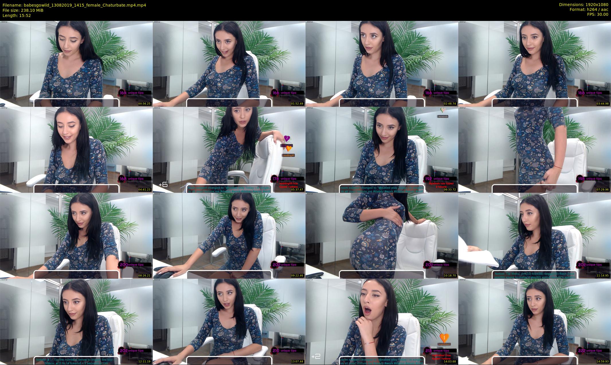 babesgowild — 16 minute Chaturbate couple cam show recording, 1080p, Aug 13, 2019