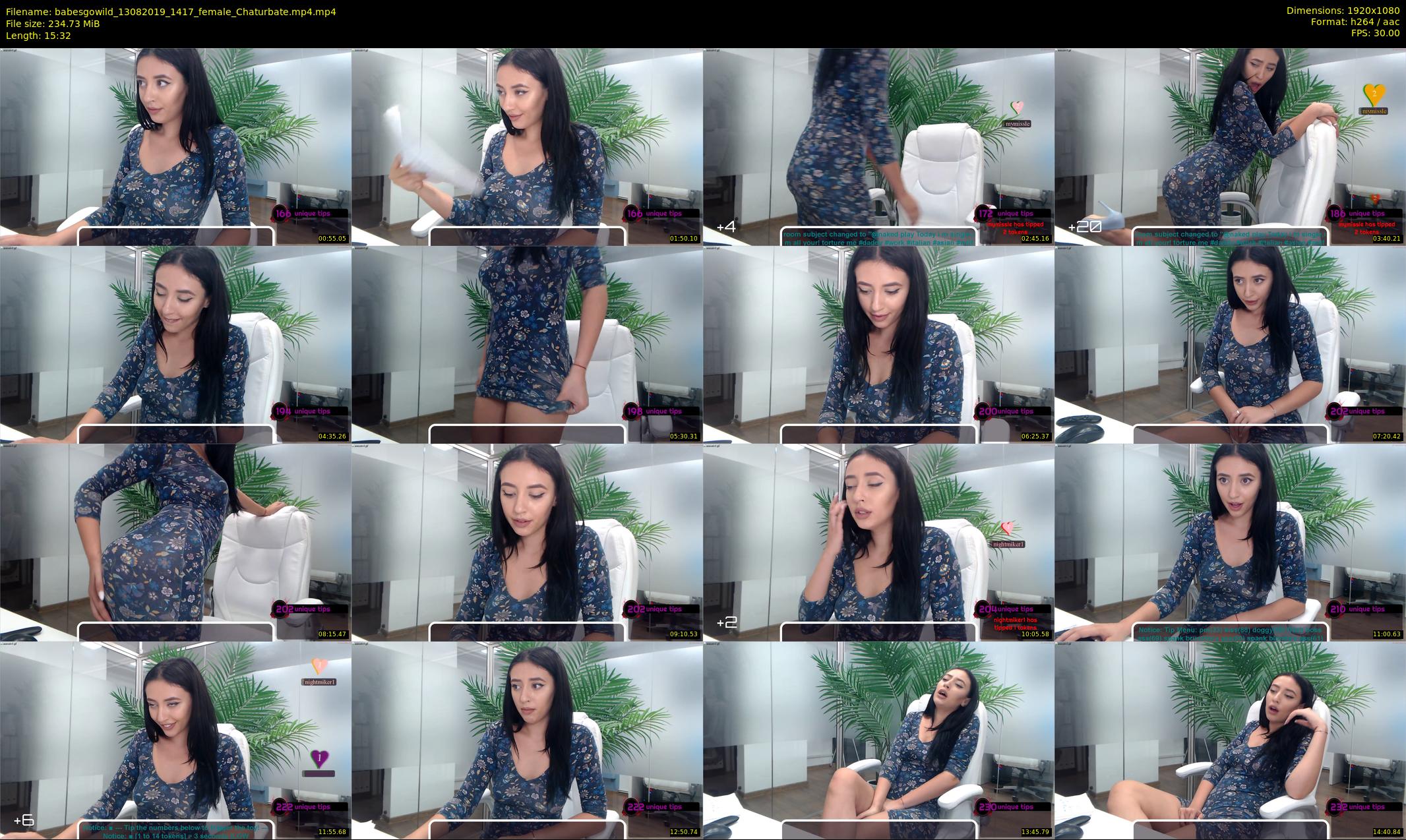 babesgowild — 16 minute Chaturbate couple cam show recording, 1080p, Aug 13, 2019