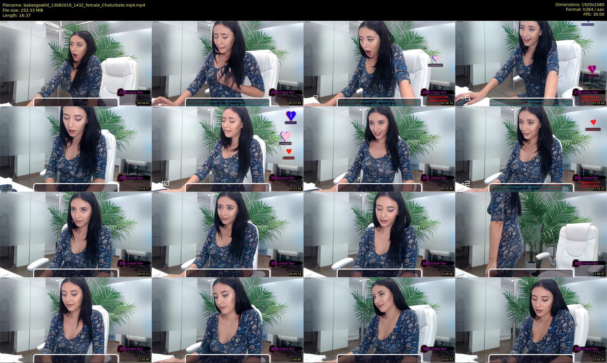 babesgowild — 17 minute Chaturbate couple cam show recording, 1080p, Aug 13, 2019