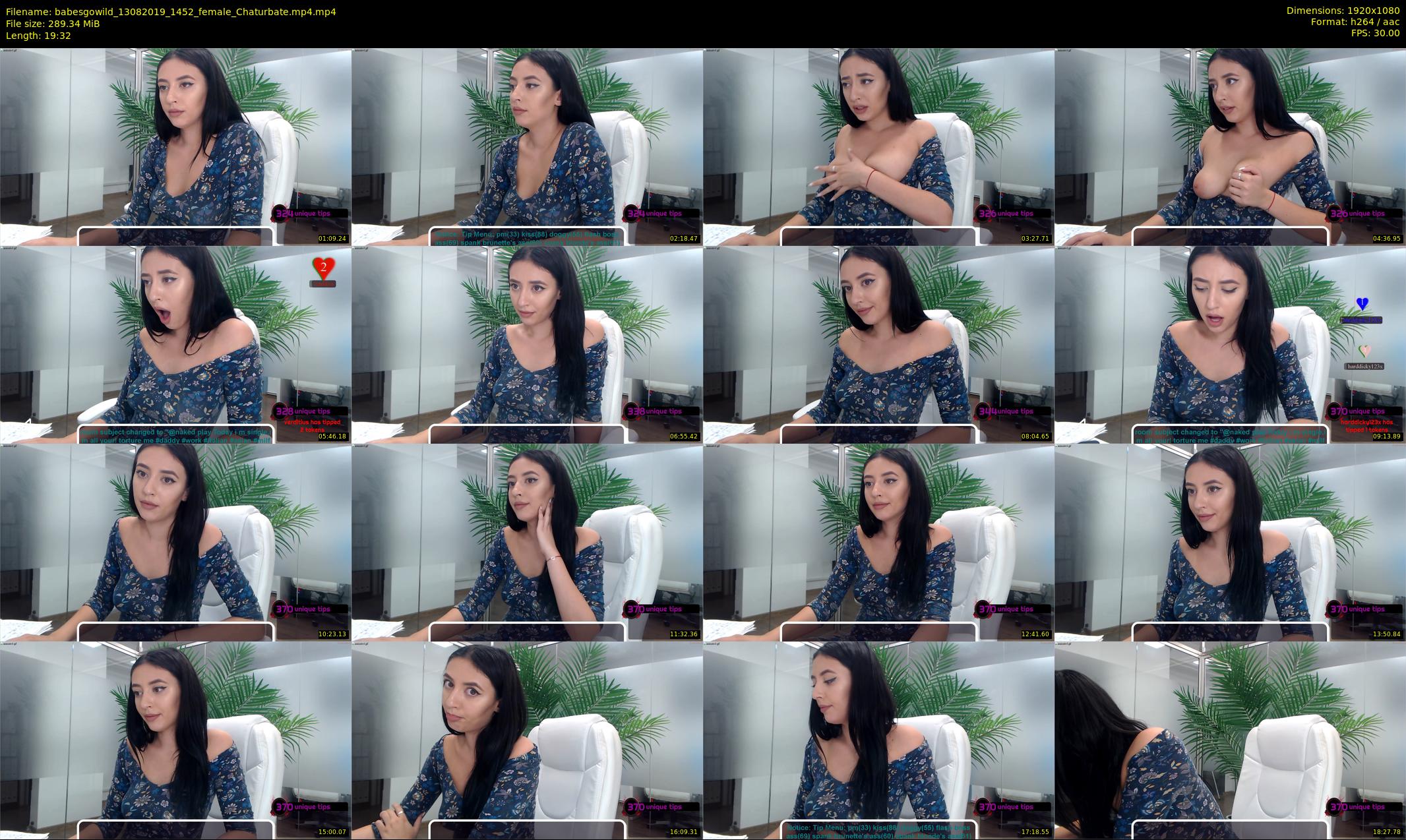 babesgowild — 20 minute Chaturbate couple cam show recording, 1080p, Aug 13, 2019