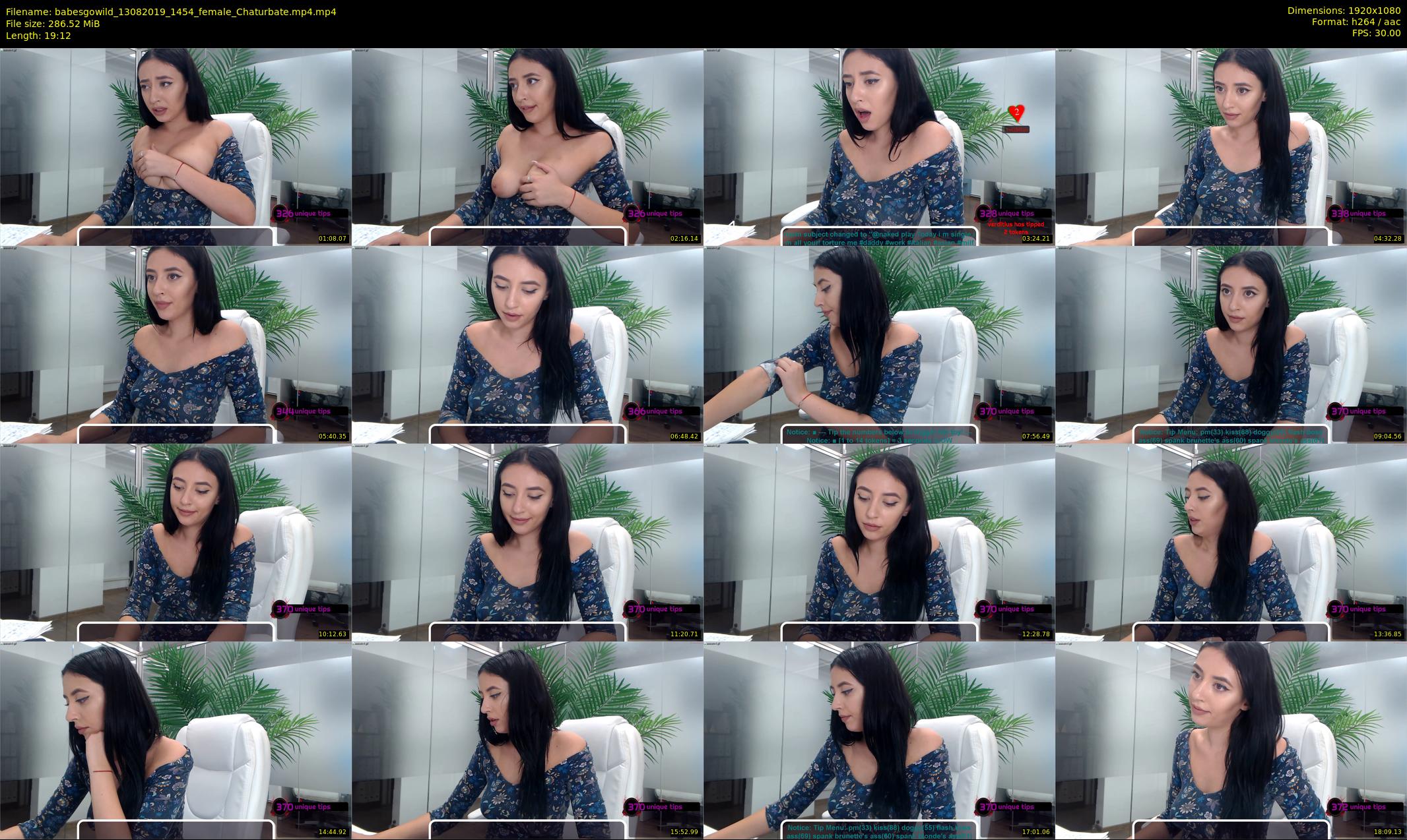 babesgowild — 20 minute Chaturbate couple cam show recording, 1080p, Aug 13, 2019