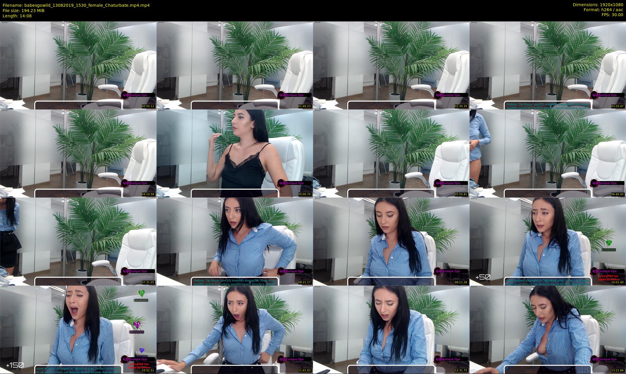 babesgowild — 15 minute Chaturbate couple cam show recording, 1080p, Aug 13, 2019
