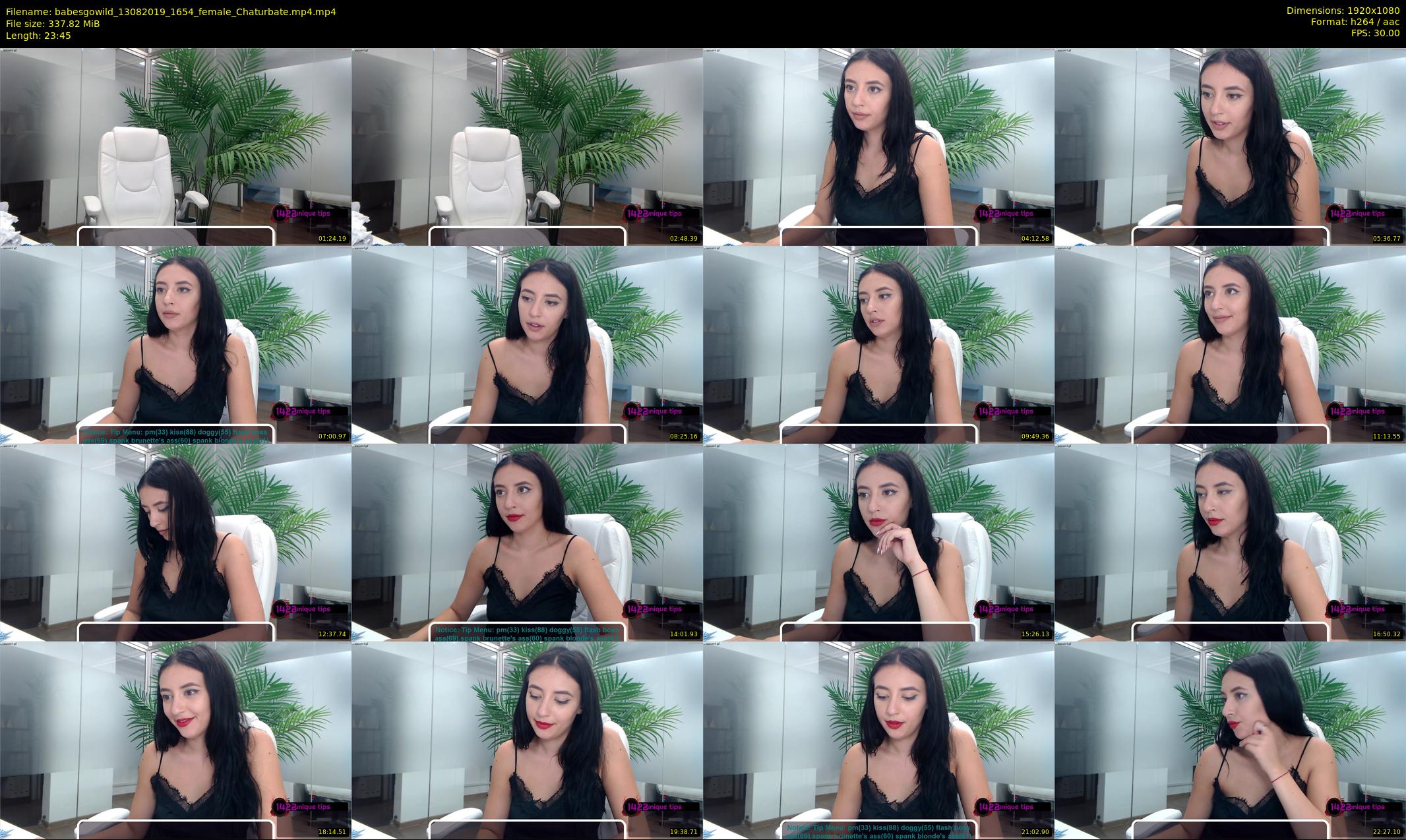 babesgowild — 24 minute Chaturbate couple cam show recording, 1080p, Aug 13, 2019
