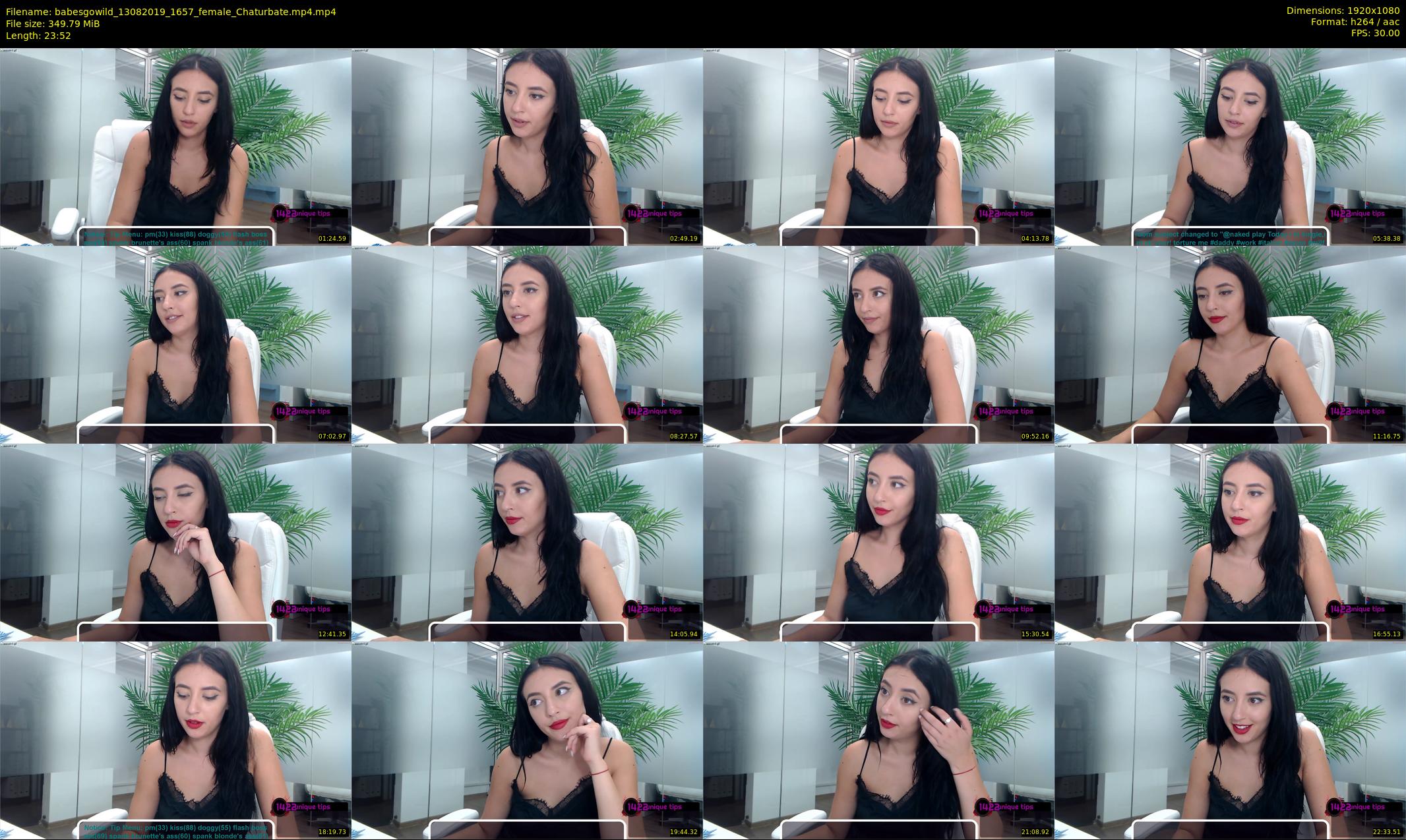 babesgowild — 24 minute Chaturbate couple cam show recording, 1080p, Aug 13, 2019