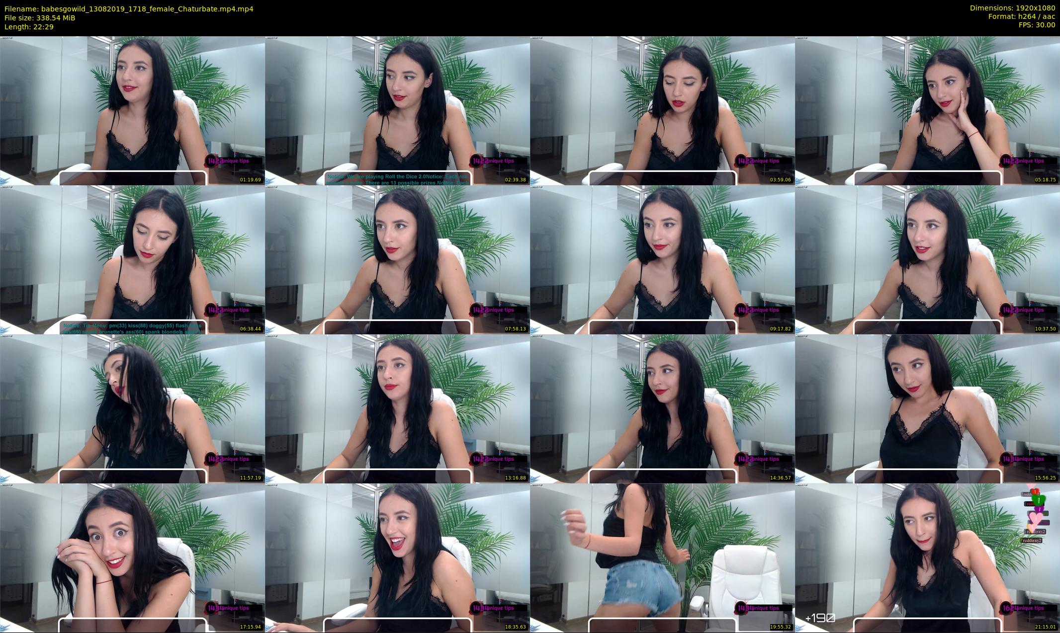 babesgowild — 23 minute Chaturbate couple cam show recording, 1080p, Aug 13, 2019