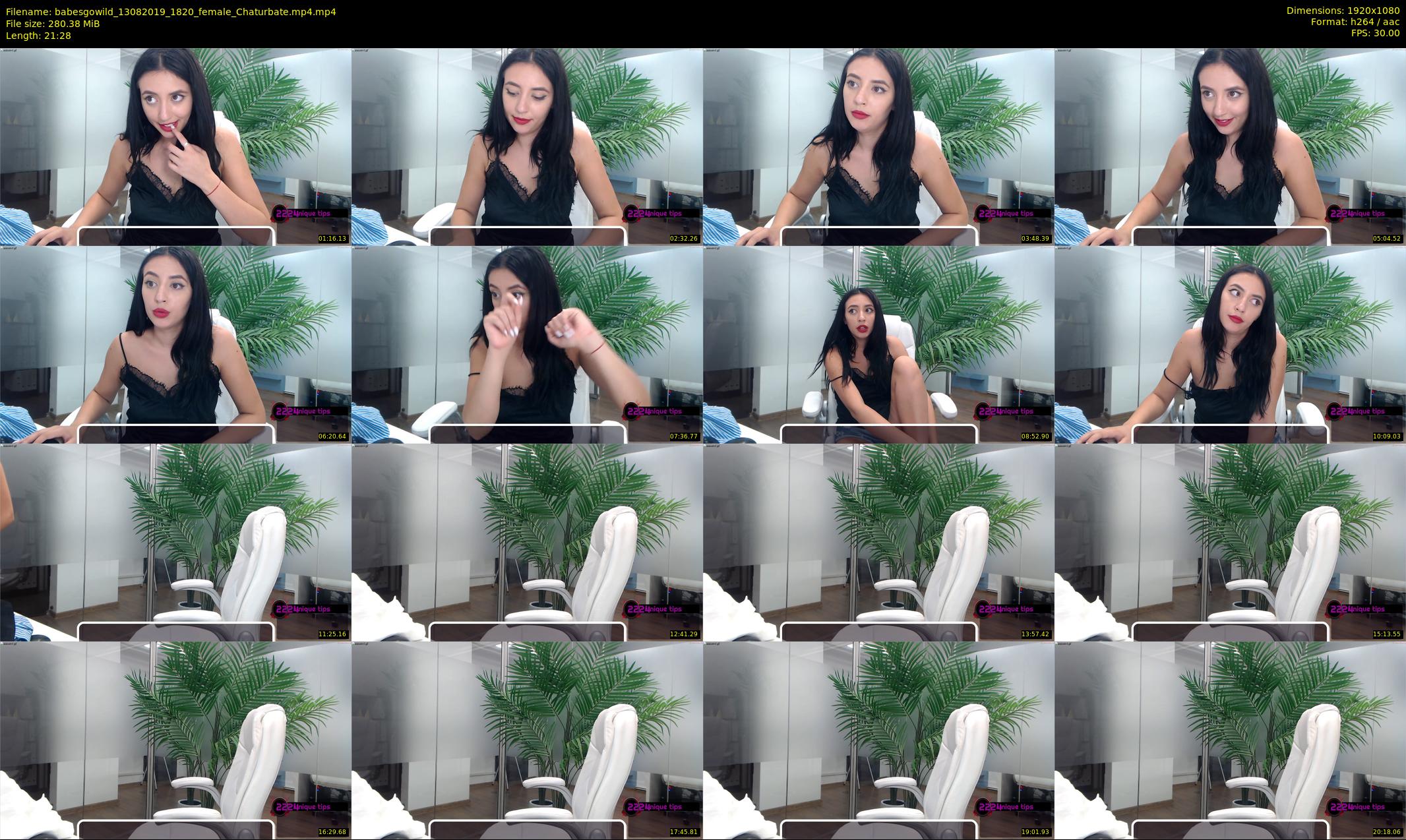 babesgowild — 22 minute Chaturbate couple cam show recording, 1080p, Aug 13, 2019