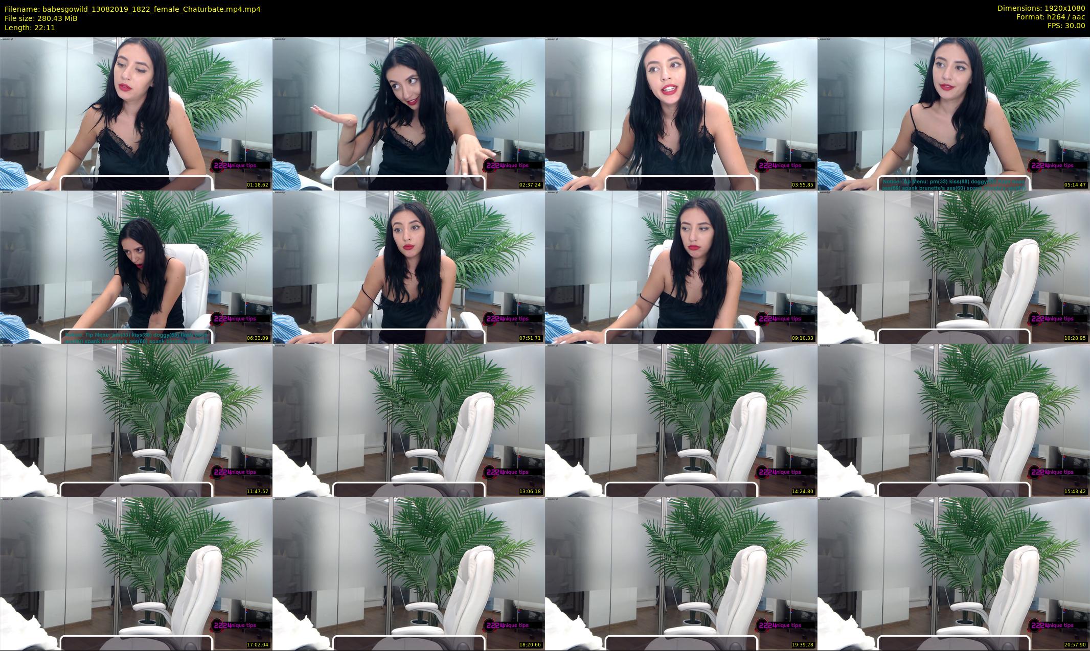 babesgowild — 23 minute Chaturbate couple cam show recording, 1080p, Aug 13, 2019