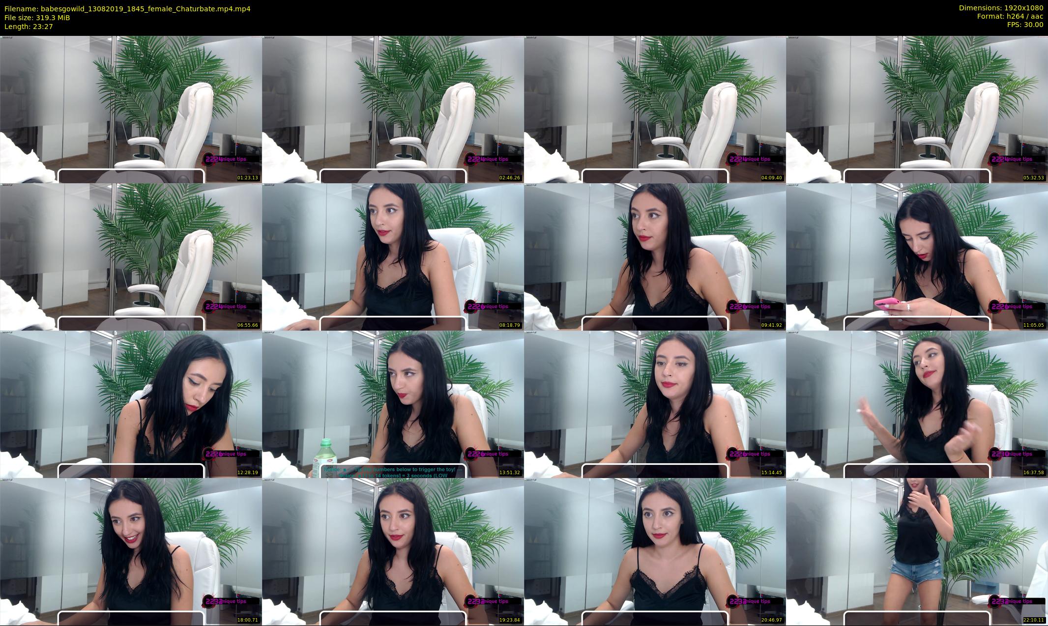 babesgowild — 24 minute Chaturbate couple cam show recording, 1080p, Aug 13, 2019