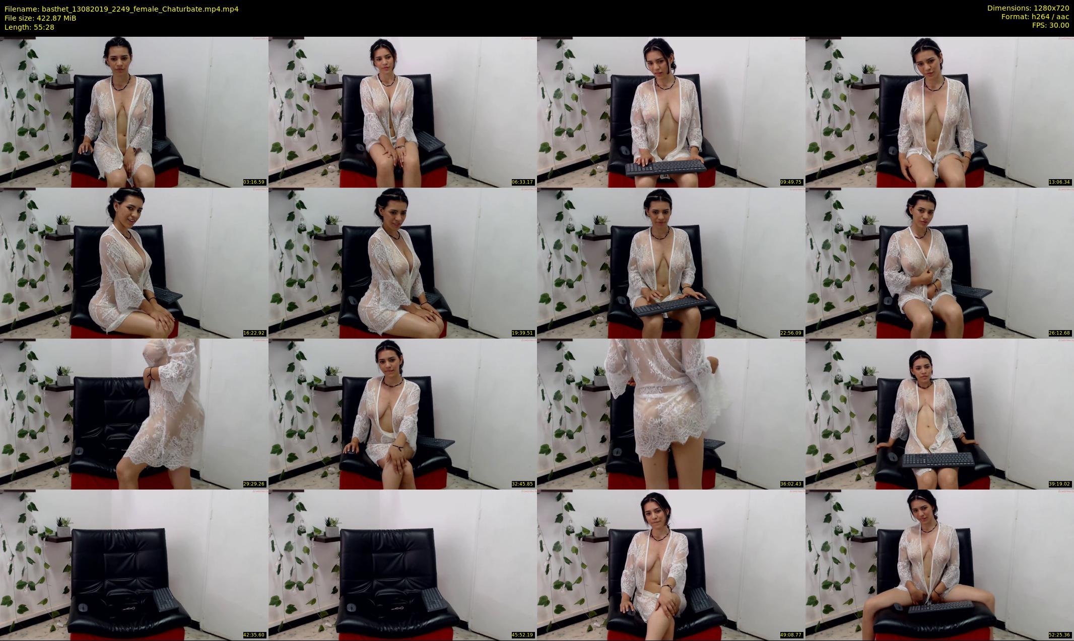 basthet — 56 minute Chaturbate female cam show recording, 720p, Aug 13, 2019