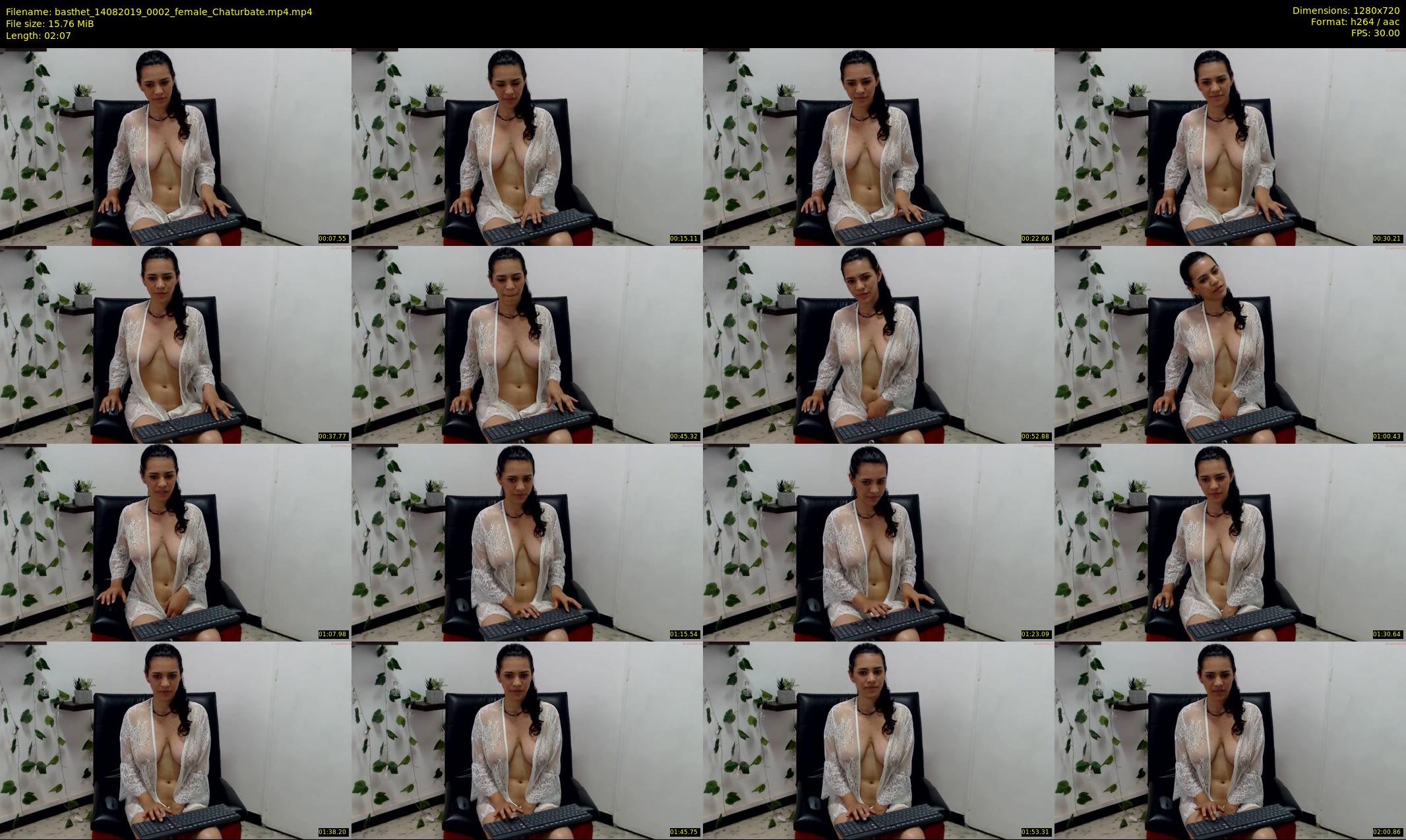 basthet — 3 minute Chaturbate female cam show recording, 720p, Aug 14, 2019