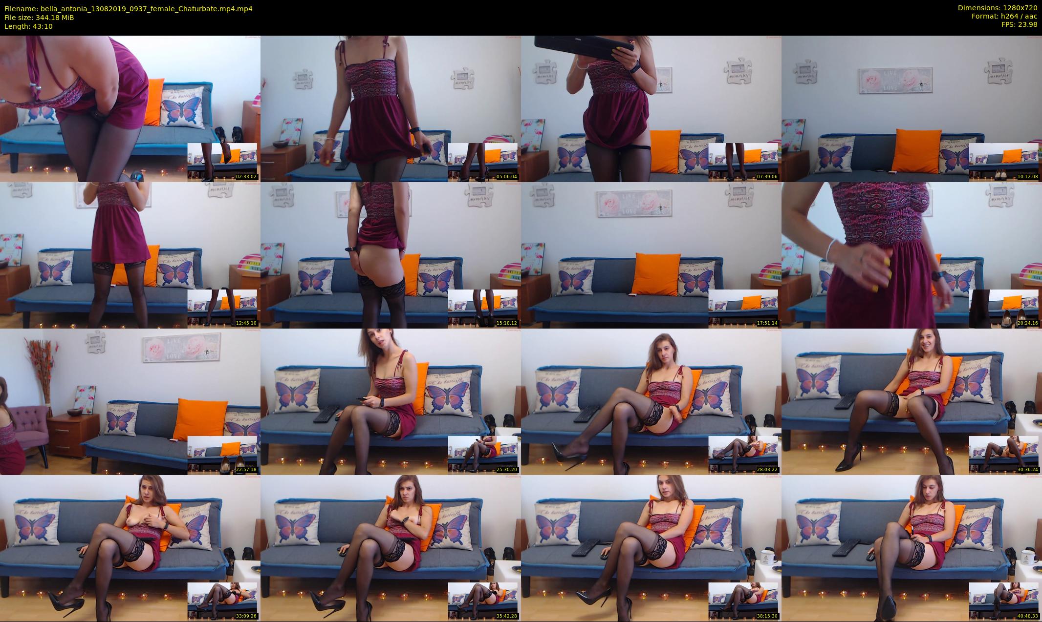 bella_antonia — 44 minute Chaturbate female cam show recording, 720p, Aug 13, 2019