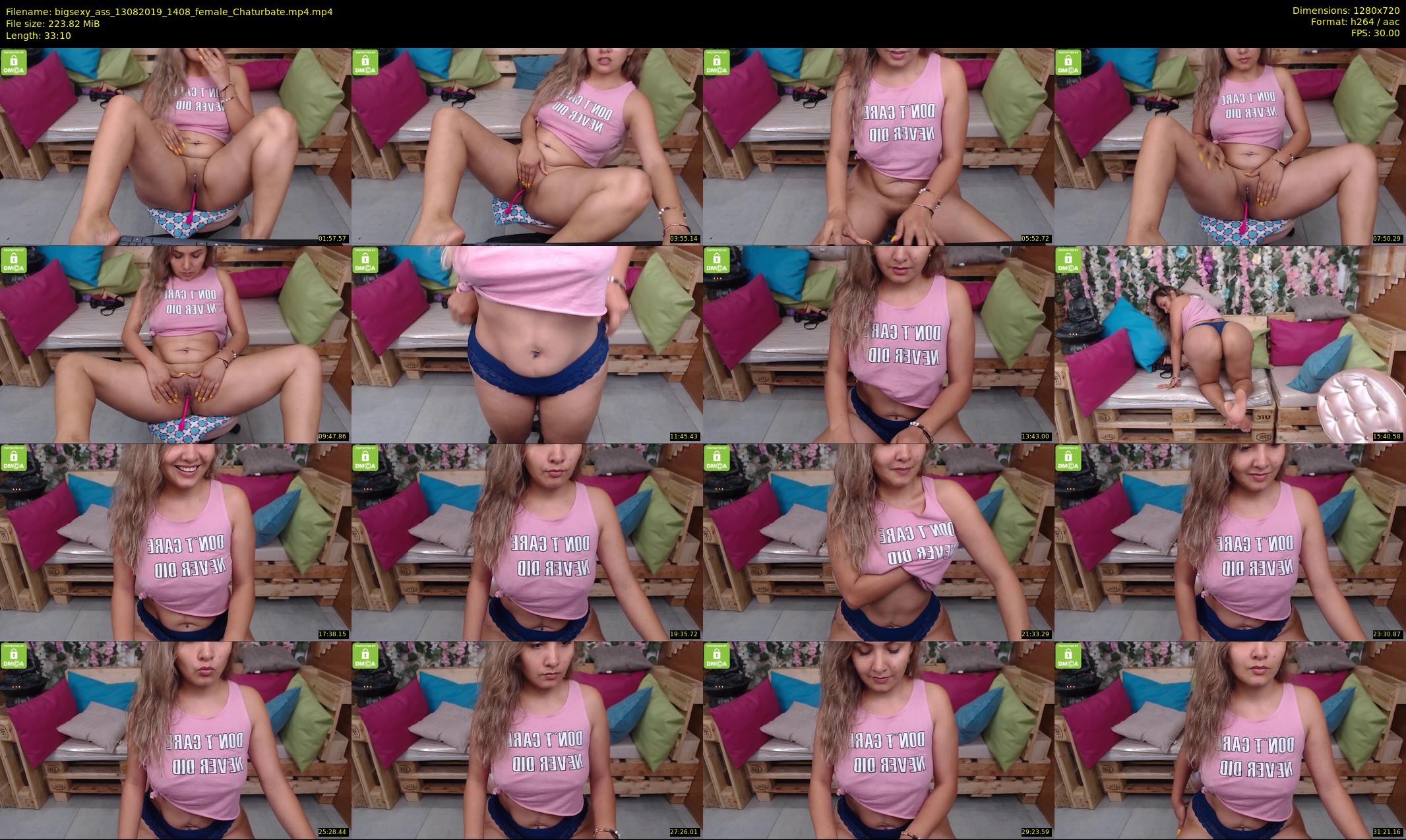 bigsexy_ass — 34 minute Chaturbate female cam show recording, 720p, Aug 13, 2019