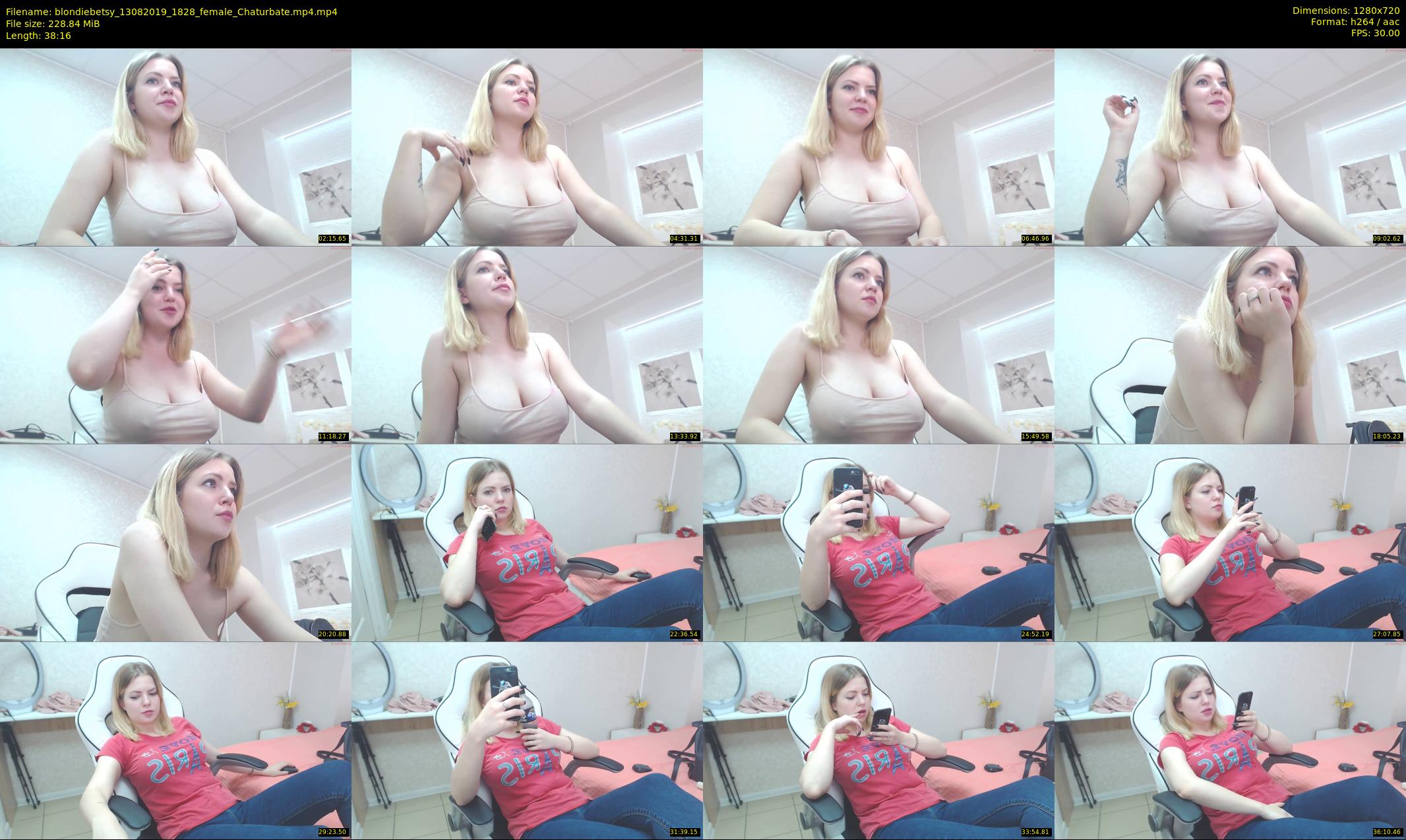 blondiebetsy — 39 minute Chaturbate female cam show recording, 720p, Aug 13, 2019