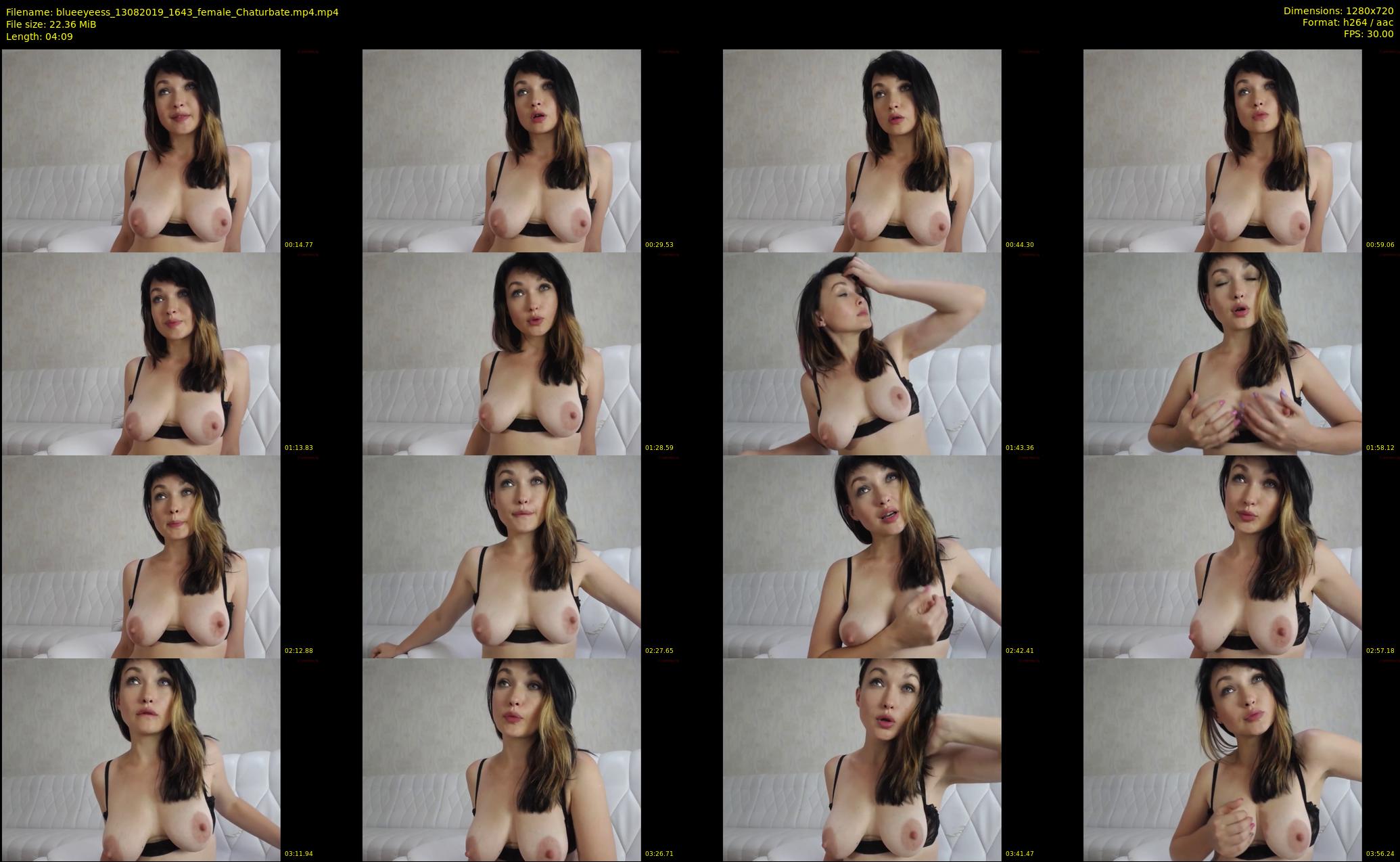 blueeyeess — 5 minute Chaturbate female cam show recording, 720p, Aug 13, 2019