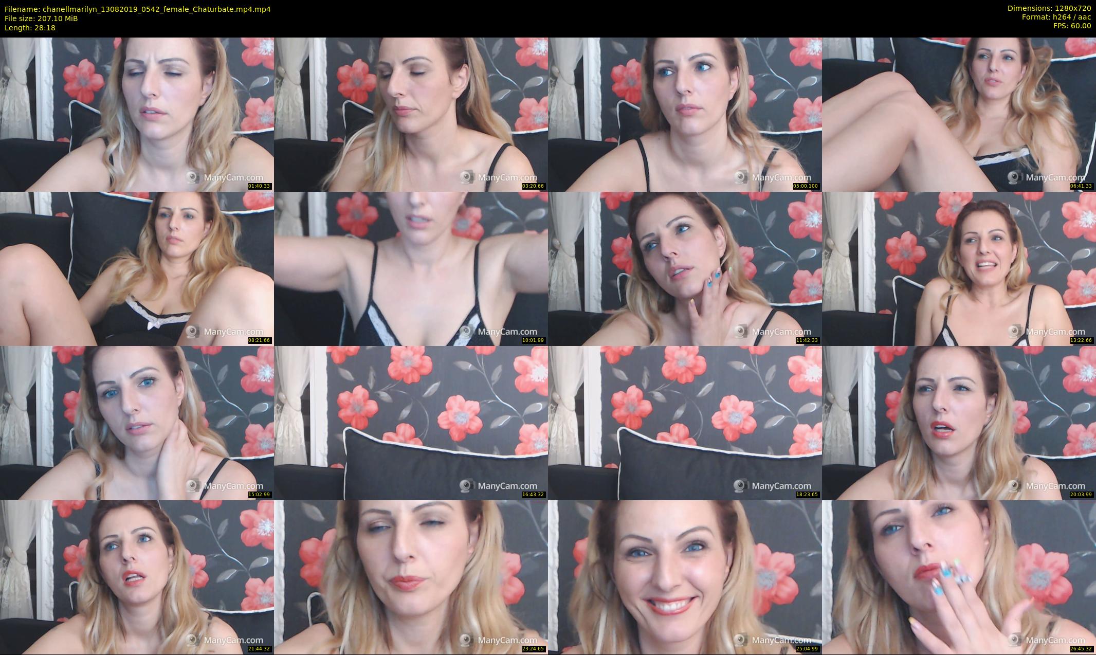 chanellmarilyn — 29 minute Chaturbate female cam show recording, 720p, Aug 13, 2019