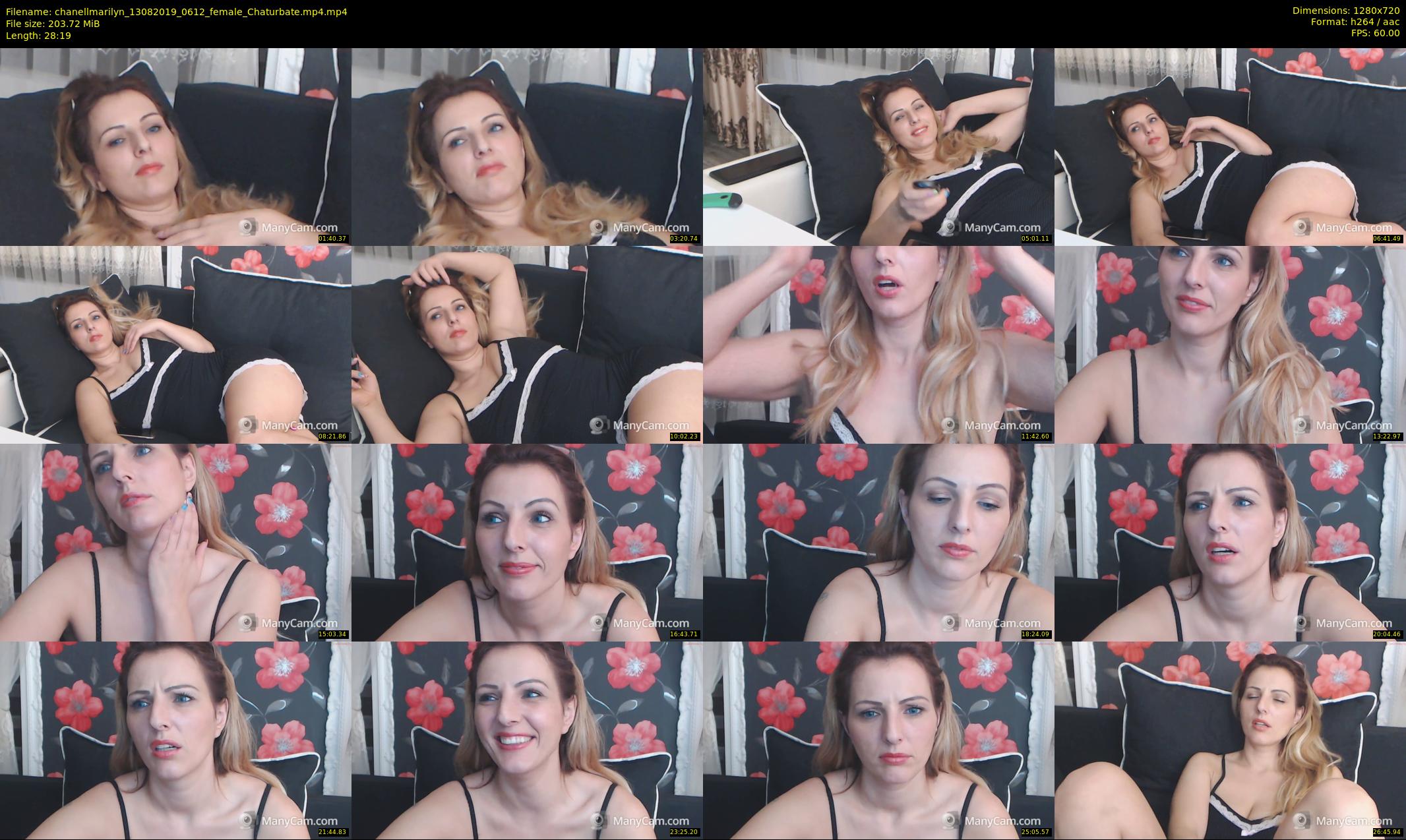 chanellmarilyn — 29 minute Chaturbate female cam show recording, 720p, Aug 13, 2019