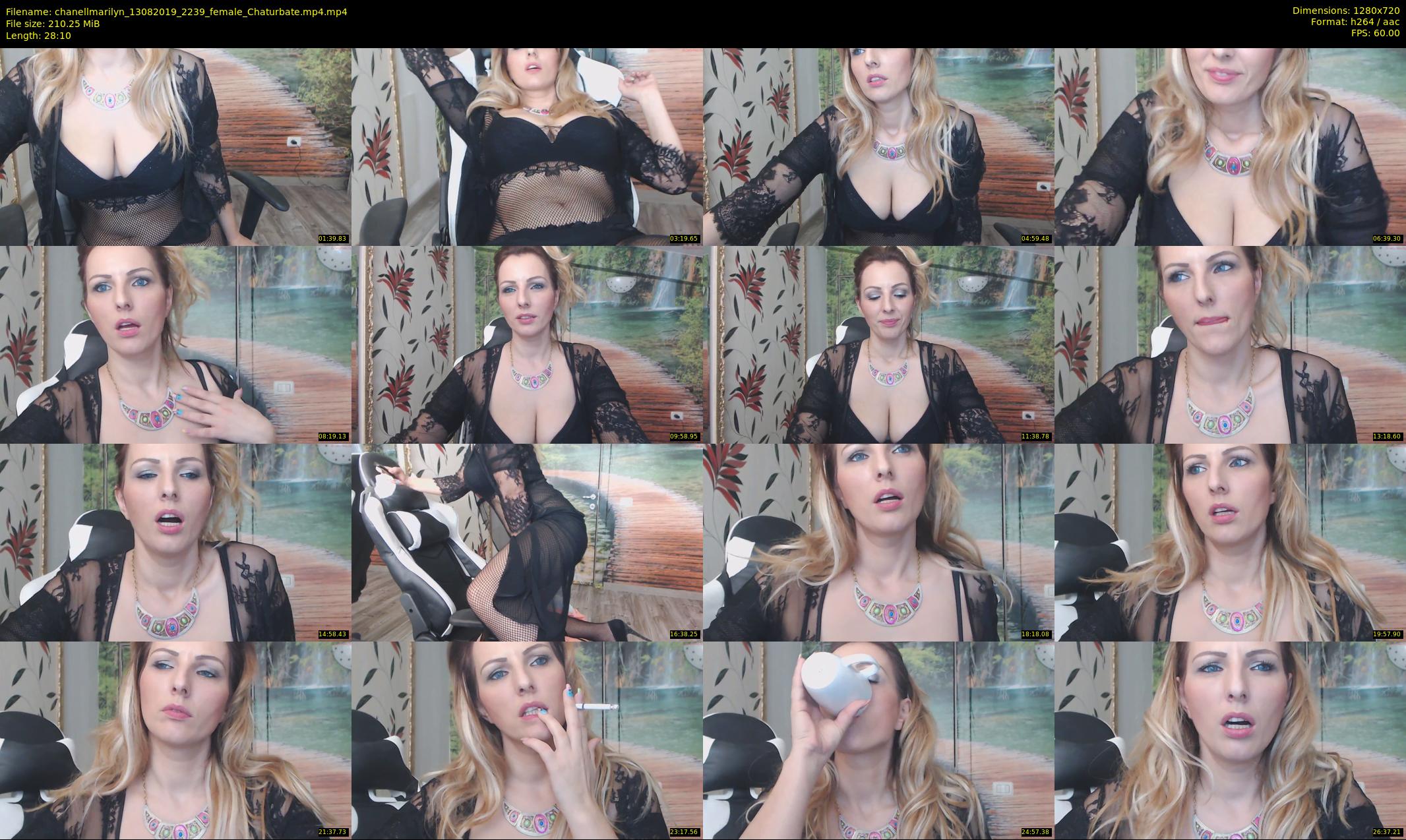 chanellmarilyn — 29 minute Chaturbate female cam show recording, 720p, Aug 13, 2019