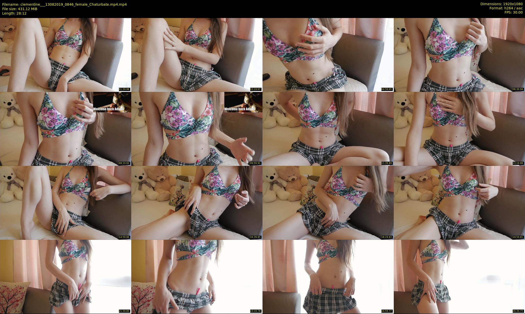 clementine__ — 29 minute Chaturbate female cam show recording, 1080p, Aug 13, 2019