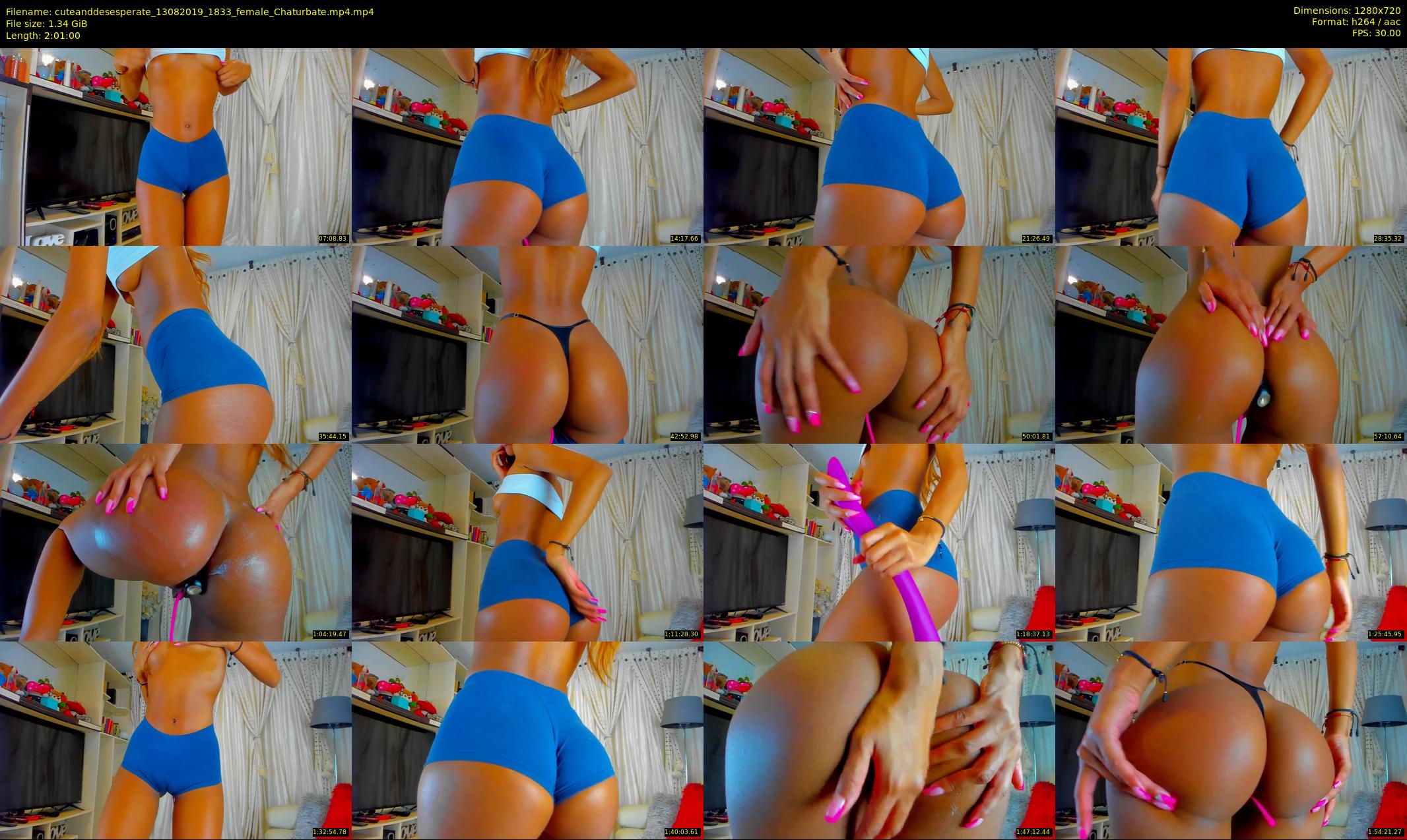 cuteanddesesperate — 121 minute Chaturbate female cam show recording, 720p, Aug 13, 2019