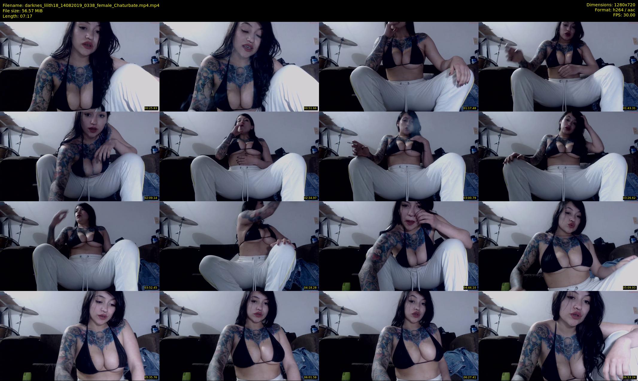 darknes_lilith18 — 8 minute Chaturbate female cam show recording, 720p, Aug 14, 2019