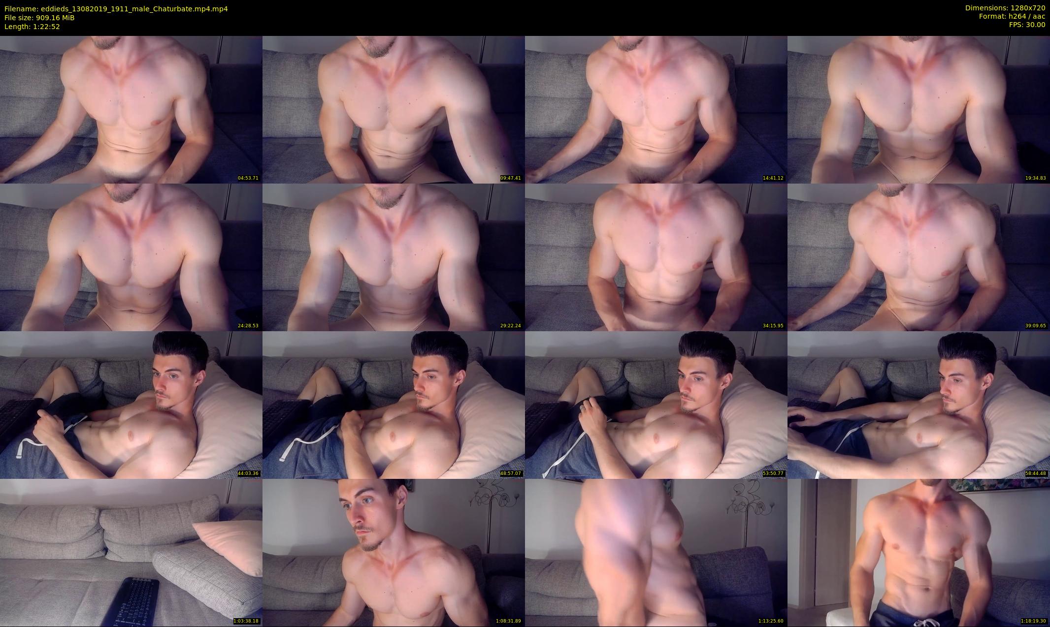eddieds — 83 minute Chaturbate male cam show recording, 720p, Aug 13, 2019