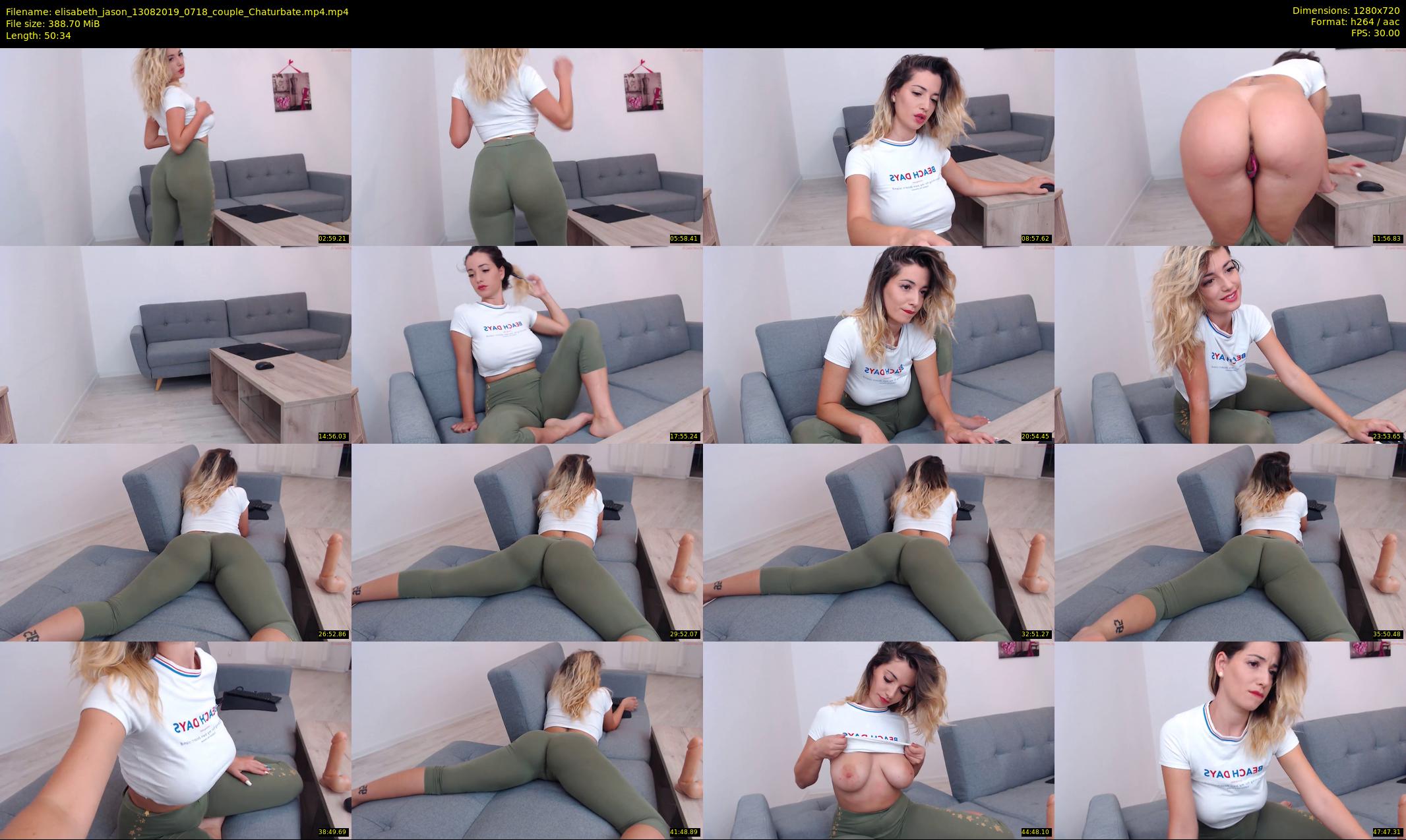 elisabeth_jason — 51 minute Chaturbate couple cam show recording, 720p, Aug 13, 2019