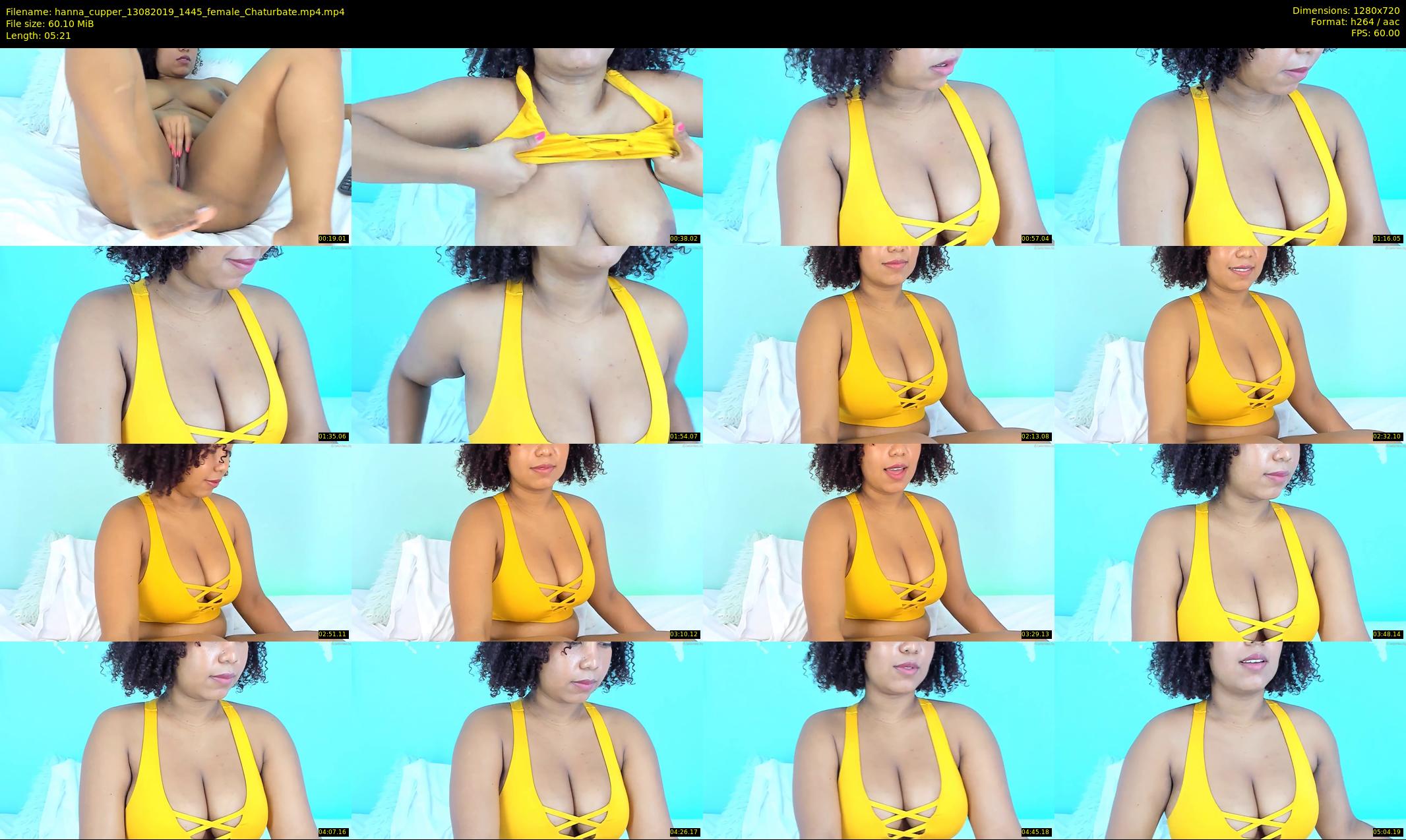 hanna_cupper — 6 minute Chaturbate female cam show recording, 720p, Aug 13, 2019