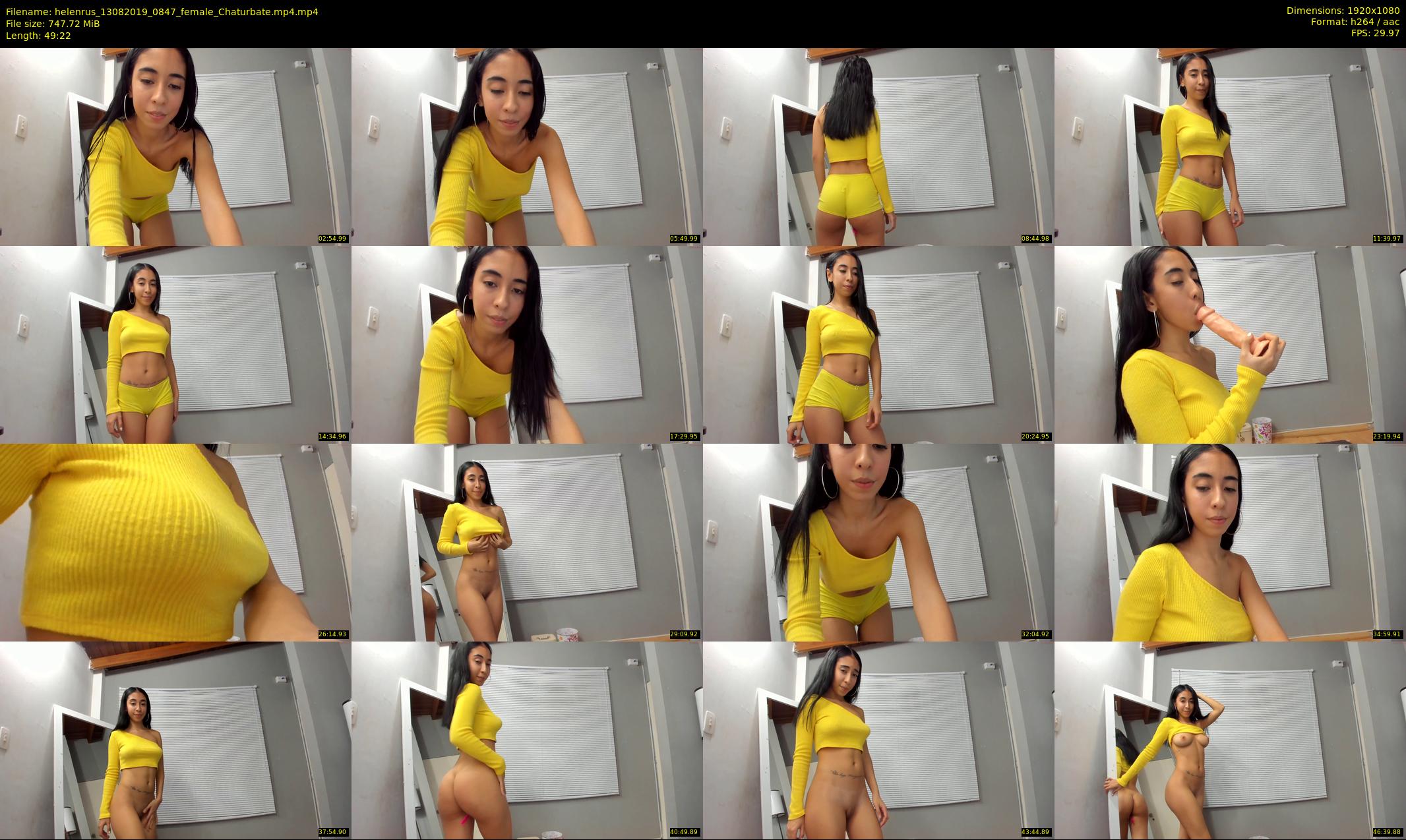 helenrus — 50 minute Chaturbate female cam show recording, 1080p, Aug 13, 2019