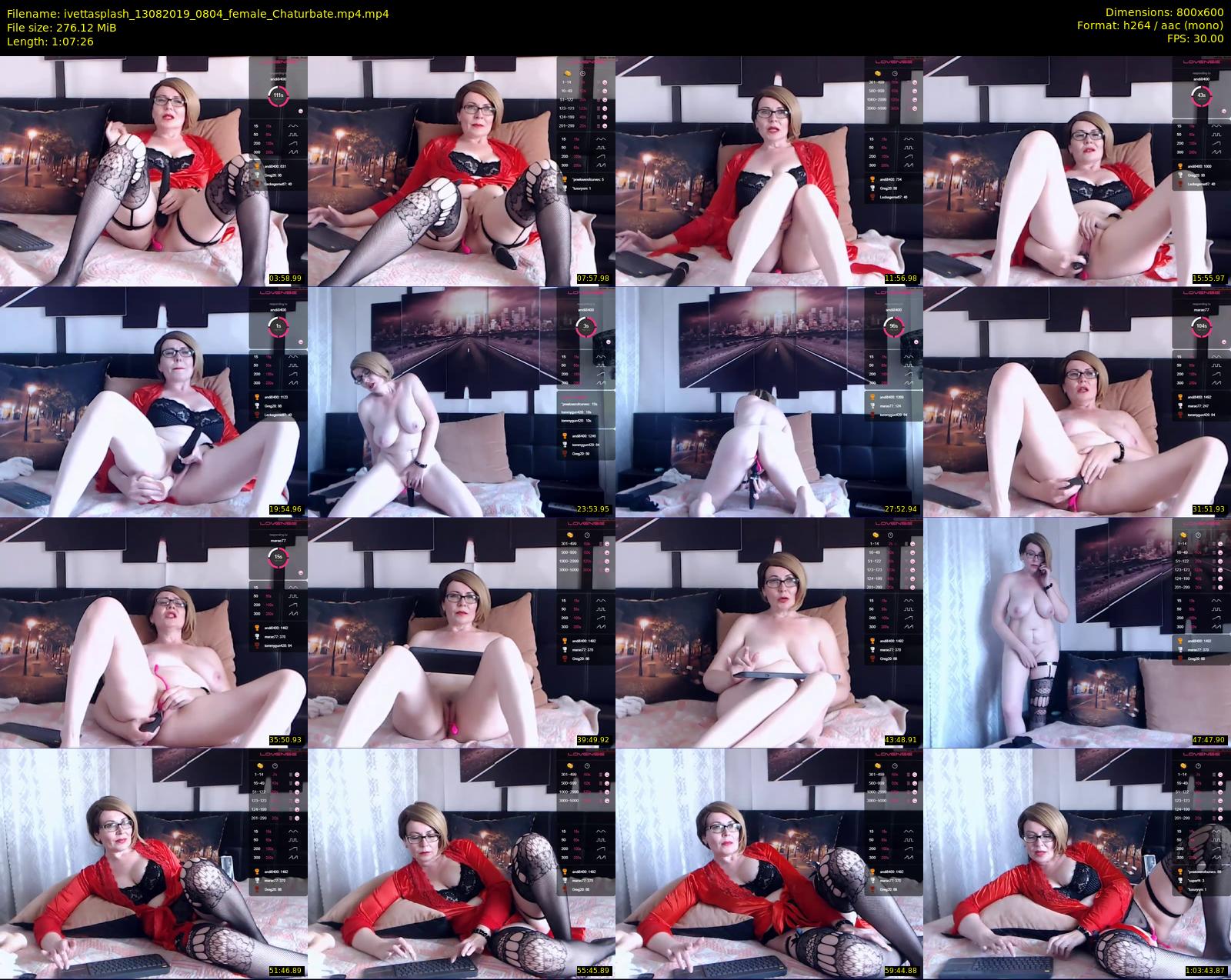ivettasplash — 68 minute Chaturbate female cam show recording, 480p, Aug 13, 2019