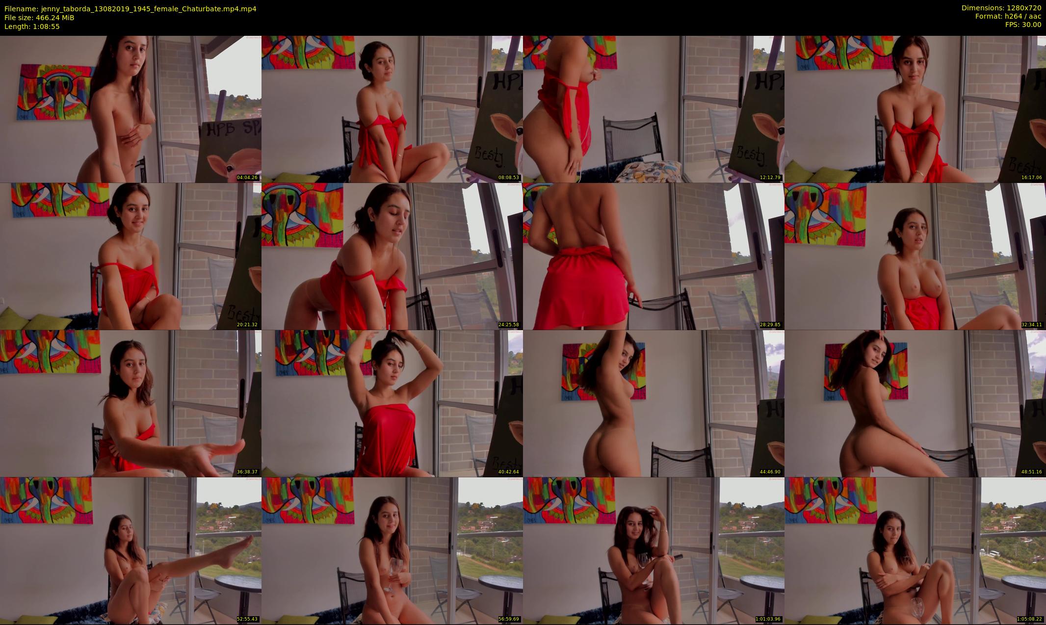 jenny_taborda — 69 minute Chaturbate female cam show recording, 720p, Aug 13, 2019