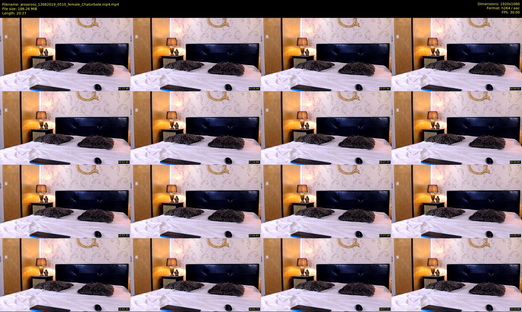 jessaross — 21 minute Chaturbate female cam show recording, 1080p, Aug 13, 2019