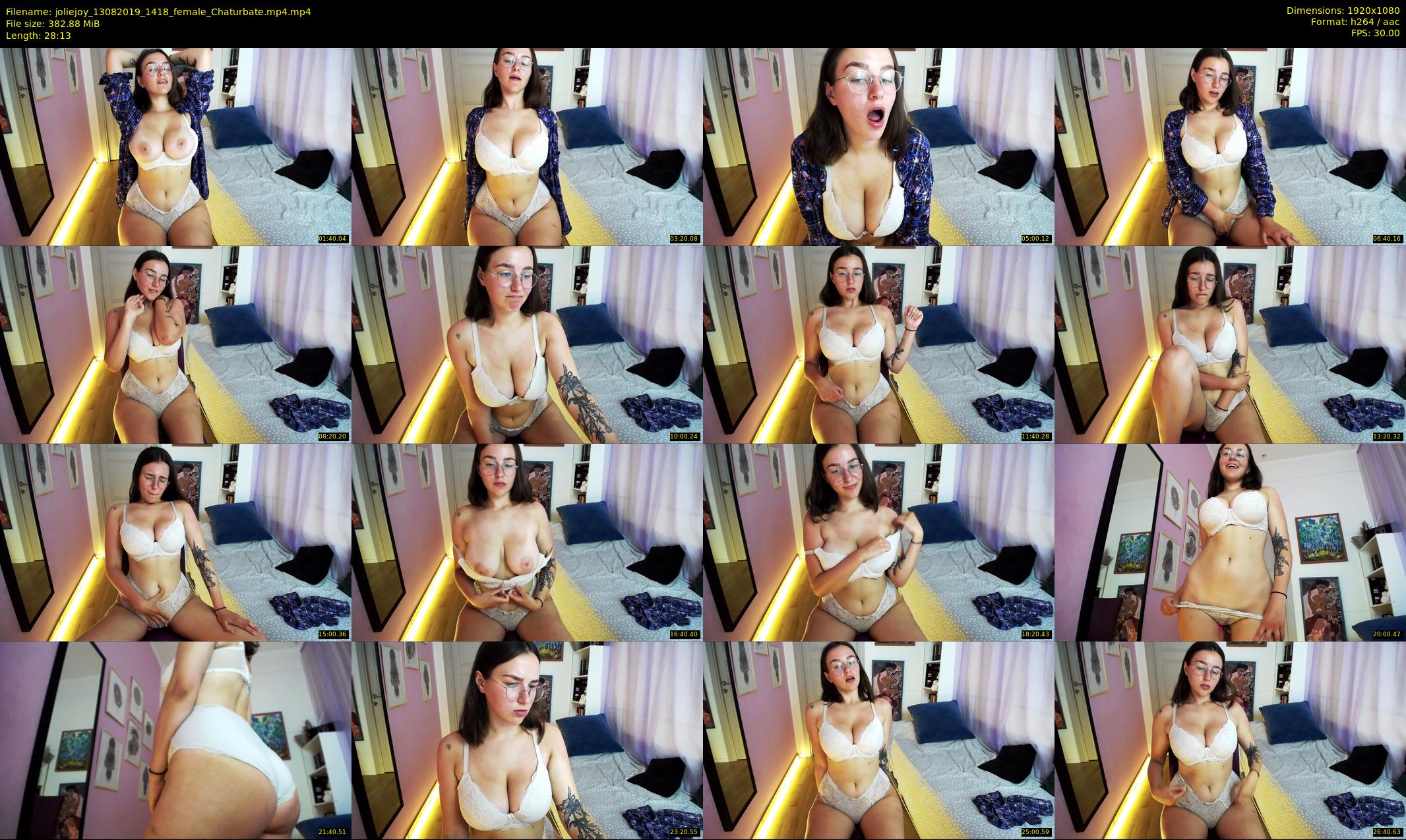 joliejoy — 29 minute Chaturbate female cam show recording, 1080p, Aug 13, 2019