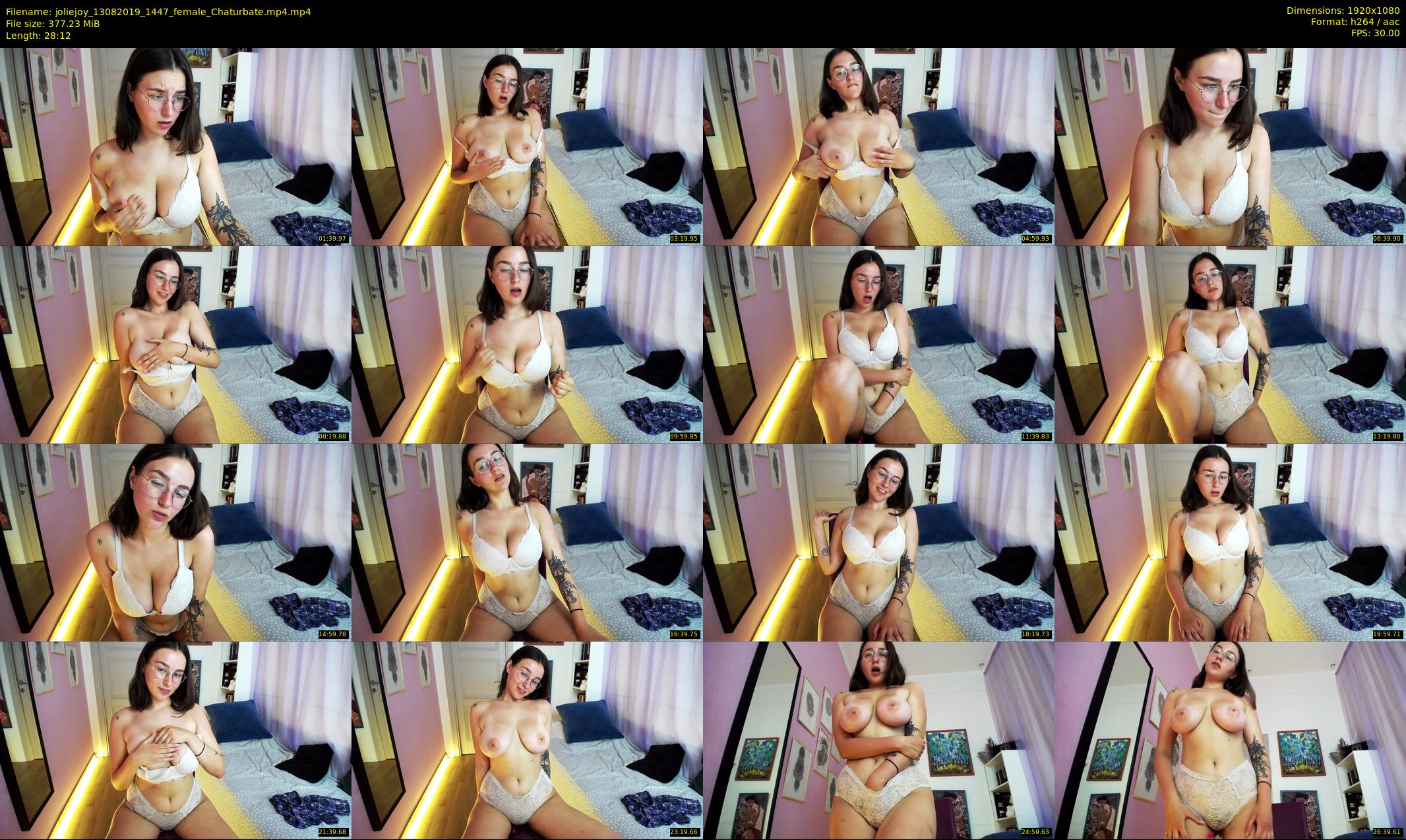 joliejoy — 29 minute Chaturbate female cam show recording, 1080p, Aug 13, 2019